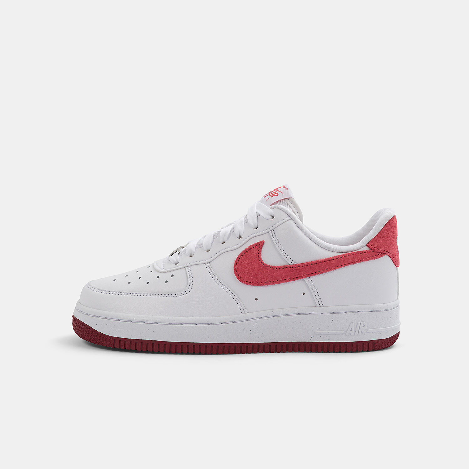 Nike Air Force 1 07 bianche e rosse AW LAB
