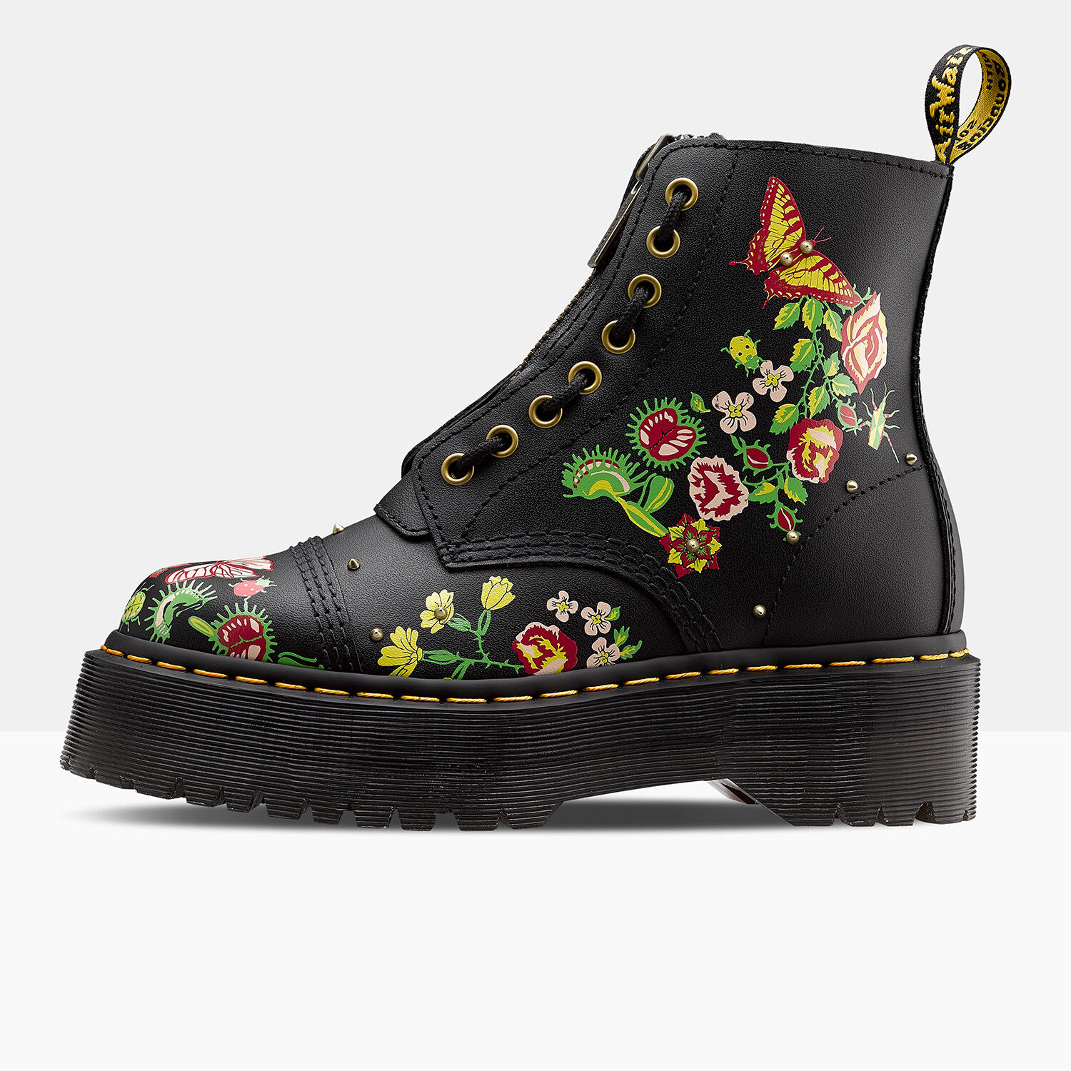 Stivali Sinclair con motivi floreali Dr.Martens nero donna Acquista online HERE