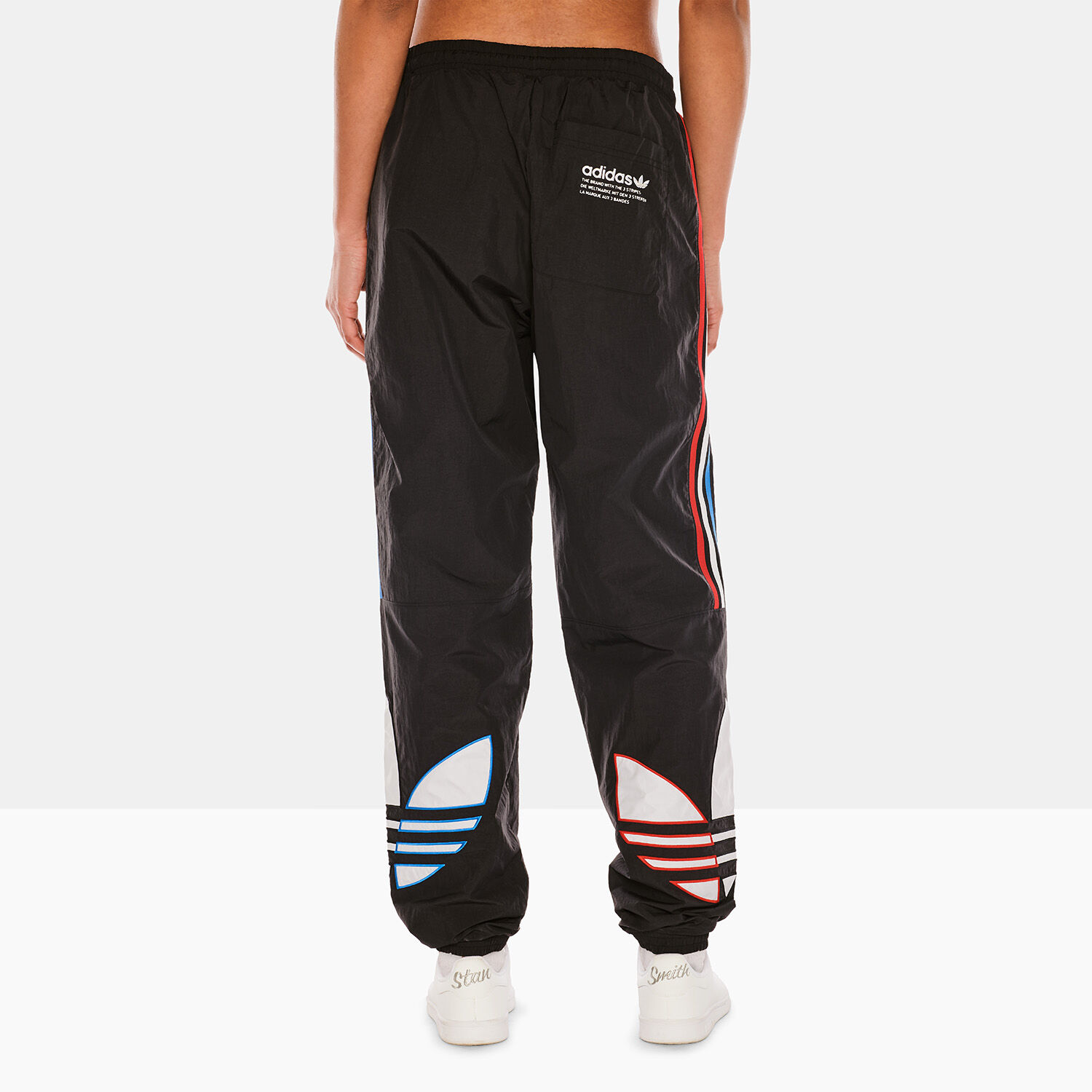 PANTALONE ADICOLOR TRICOLOR NERO AW LAB