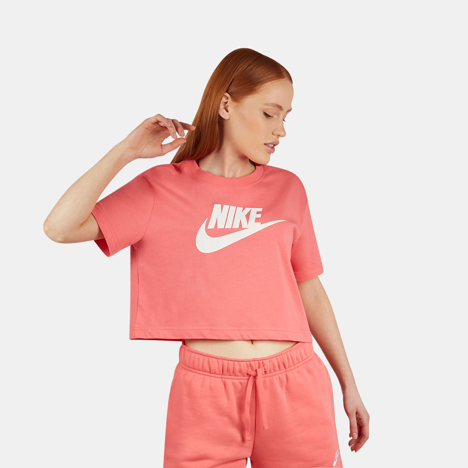 Maglietta nike rosa sale
