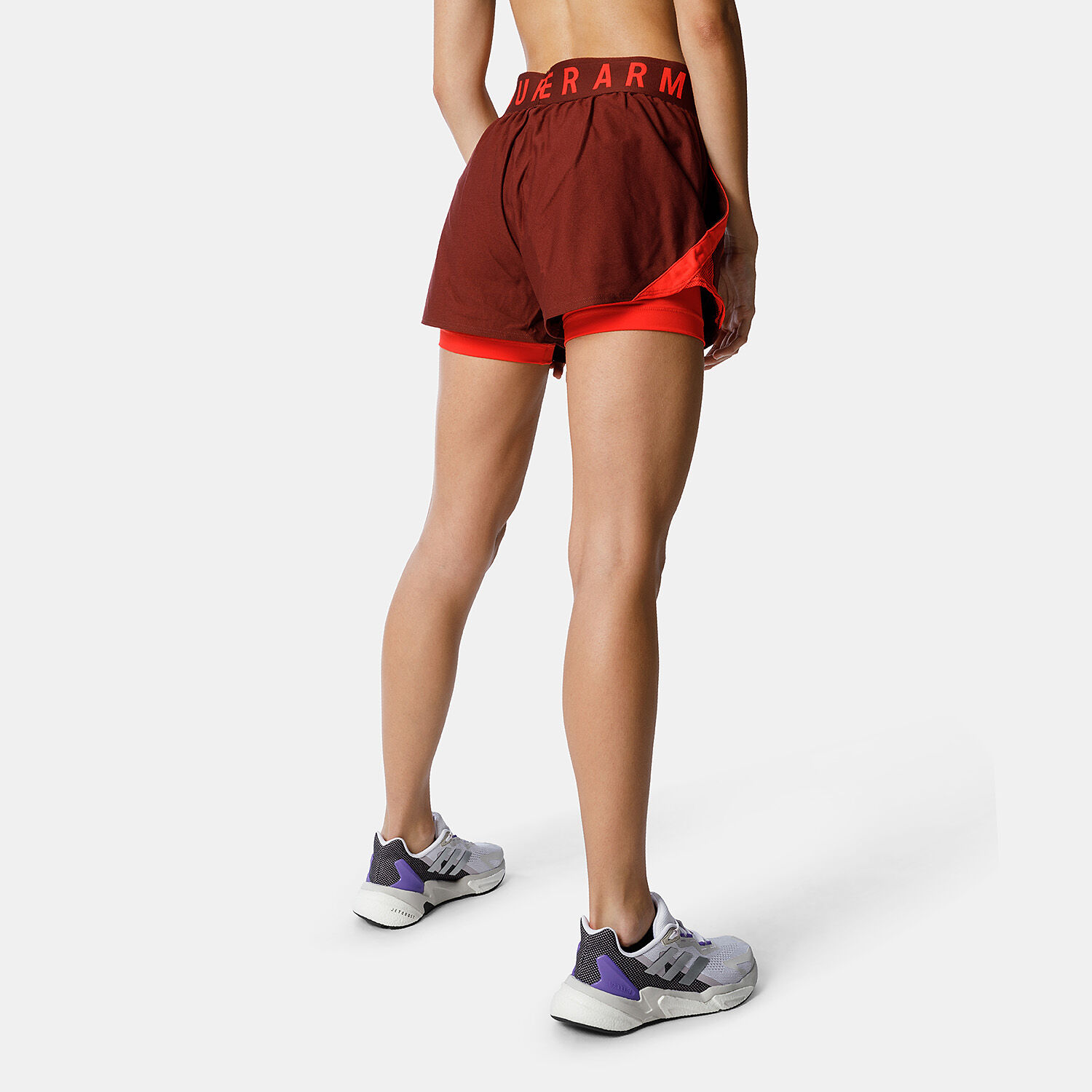 Pantaloncini rossi under armour top