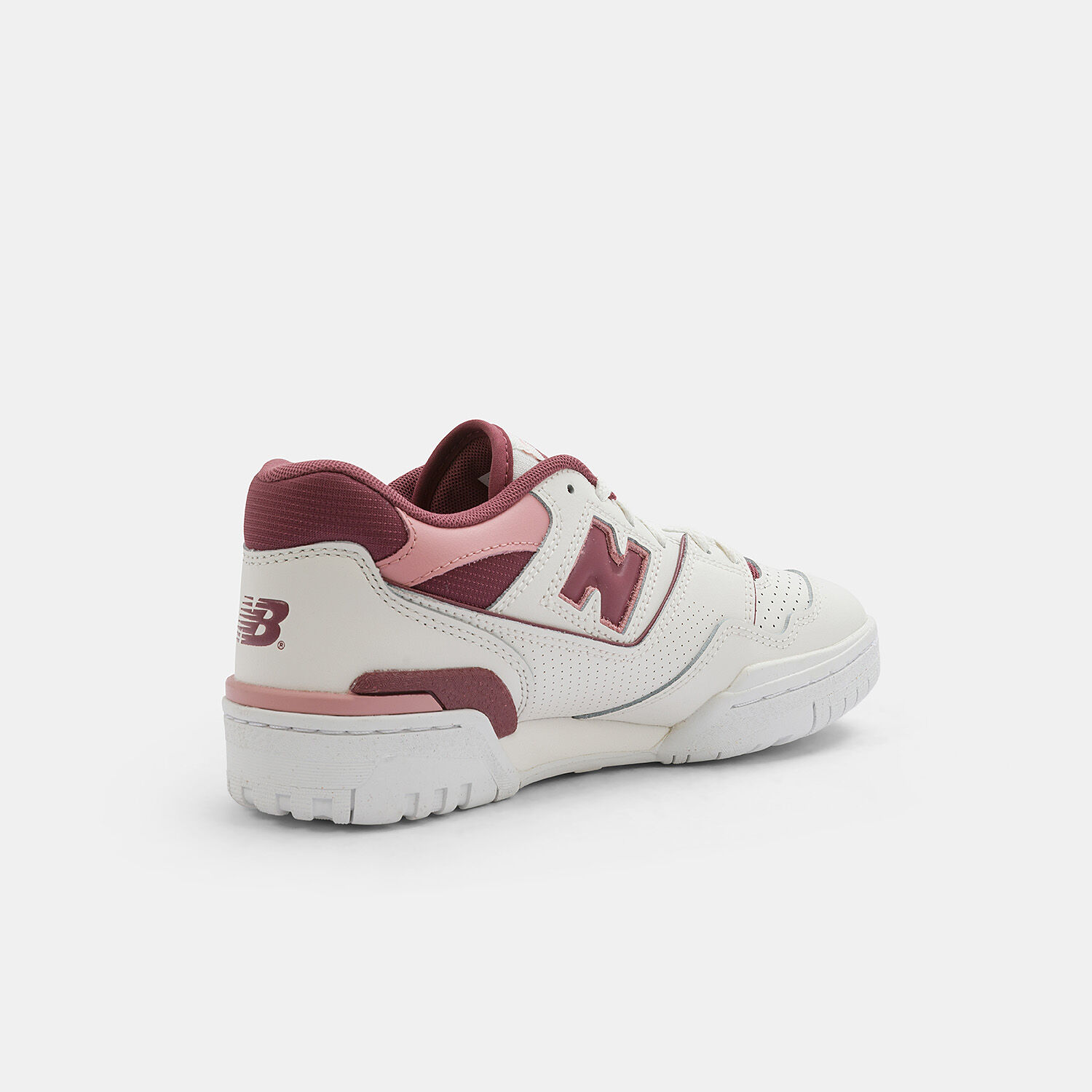 New Balance 550 bianche bordeaux e rosa AW LAB