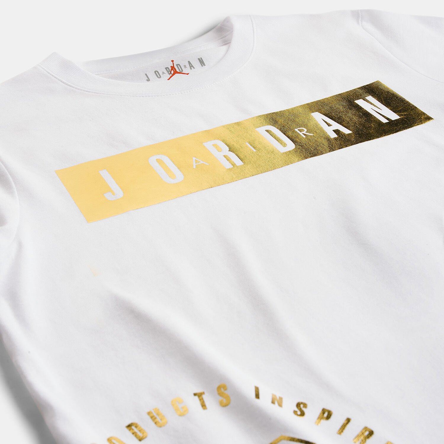 T shirt jordan donna oro discount