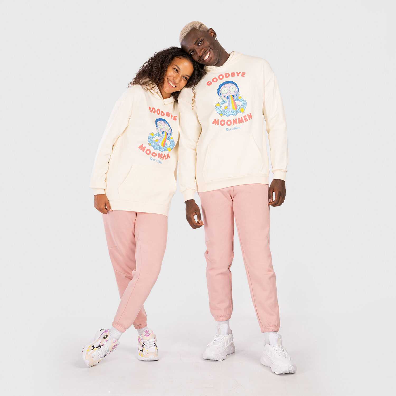 Felpa rick e morty rosa top