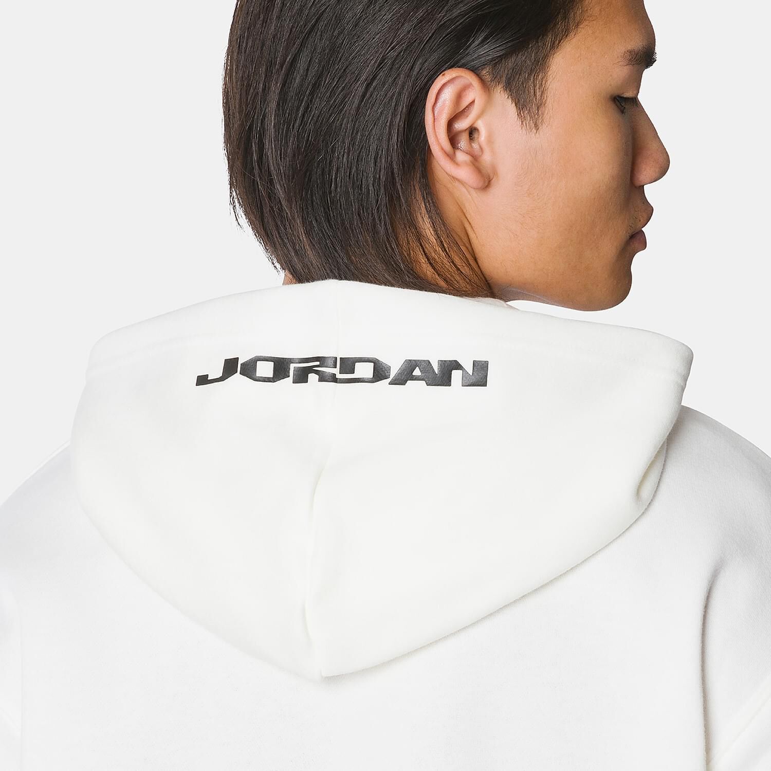 Felpa bianca jordan sales
