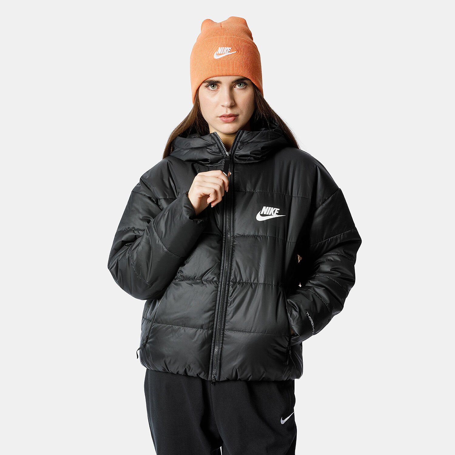 Giacca nike nera best sale