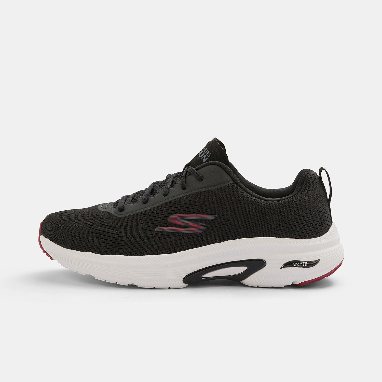 Skechers GO RUN Arch Fit nere bianche e bordeaux AW LAB