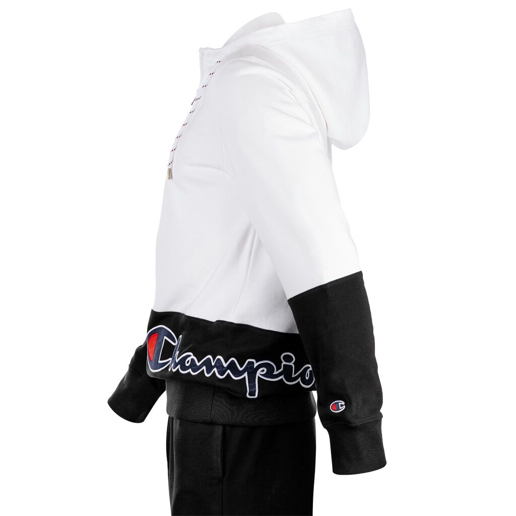 Felpa champion bianca e nera store