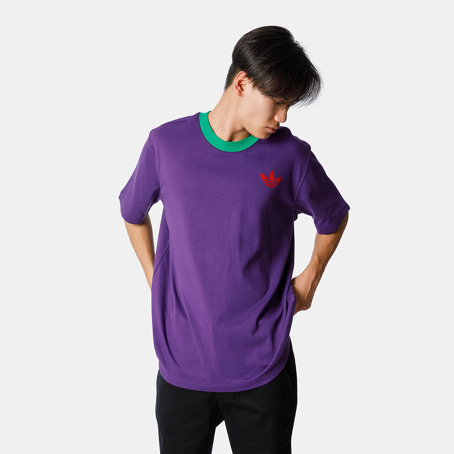 Maglietta sale adidas viola