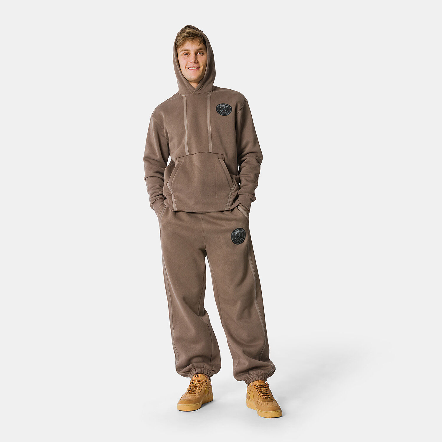 Pantaloni Paris Saint Germain marroni neri e arancioni AW LAB