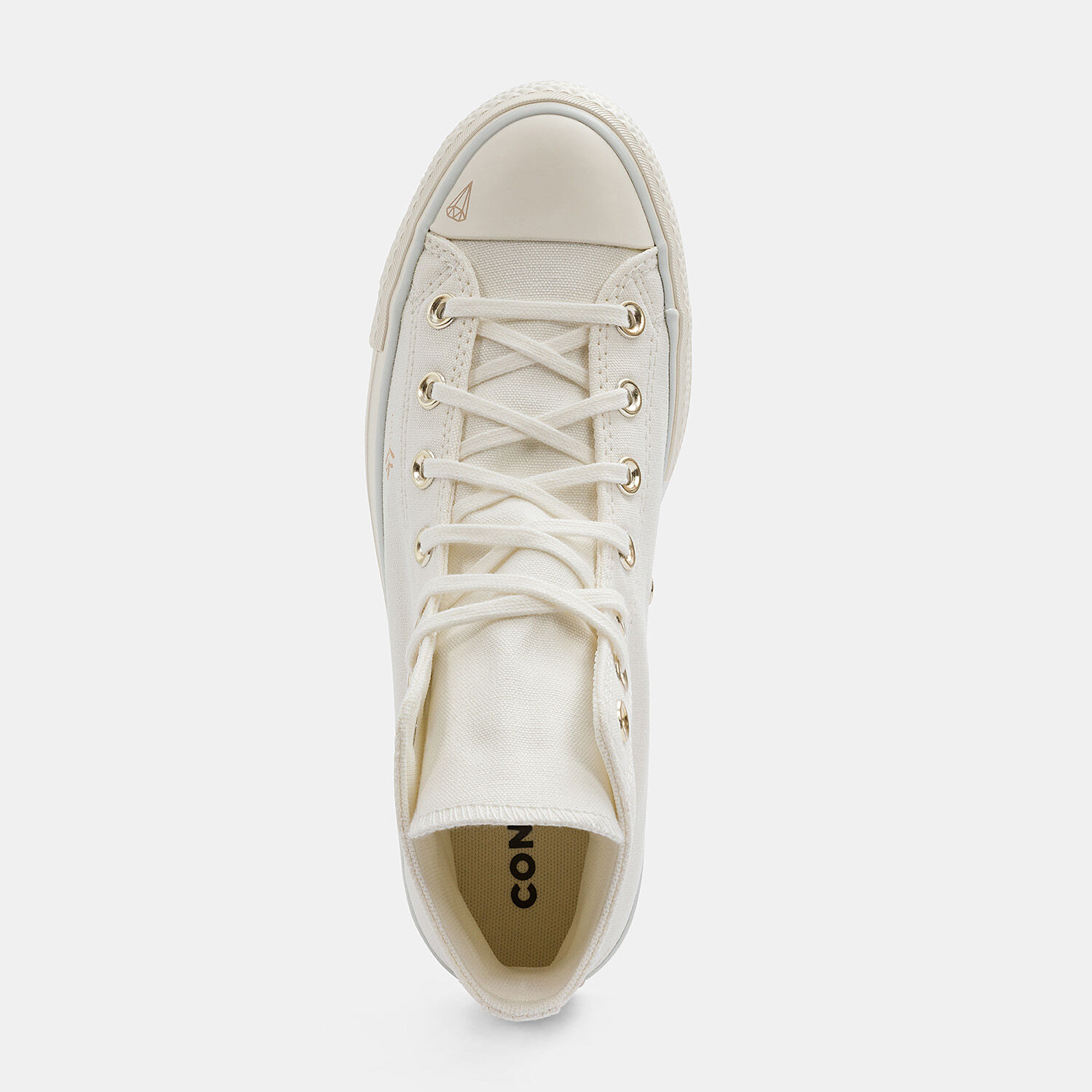 Converse bianche e dorate 2025