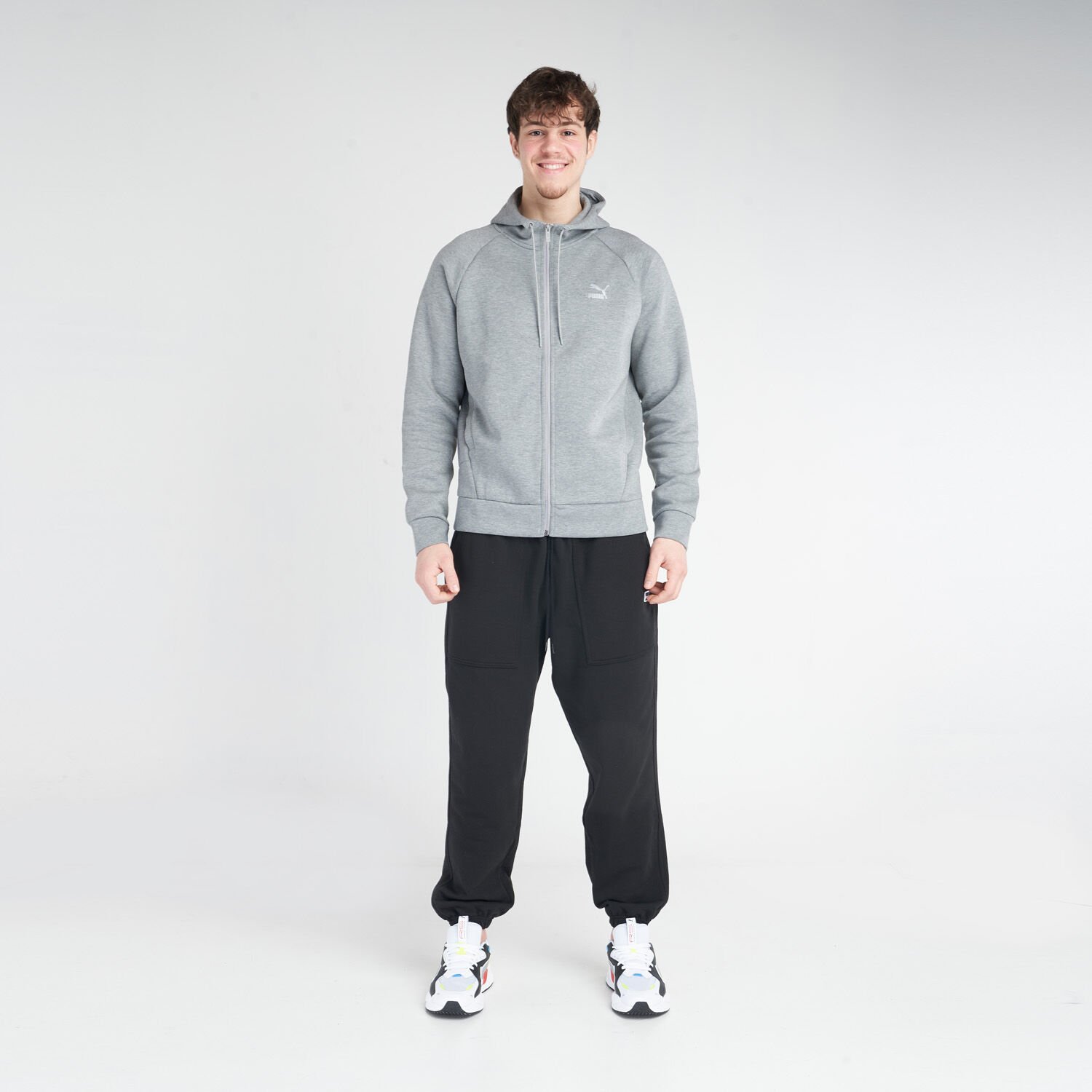 Felpa hotsell puma grigia