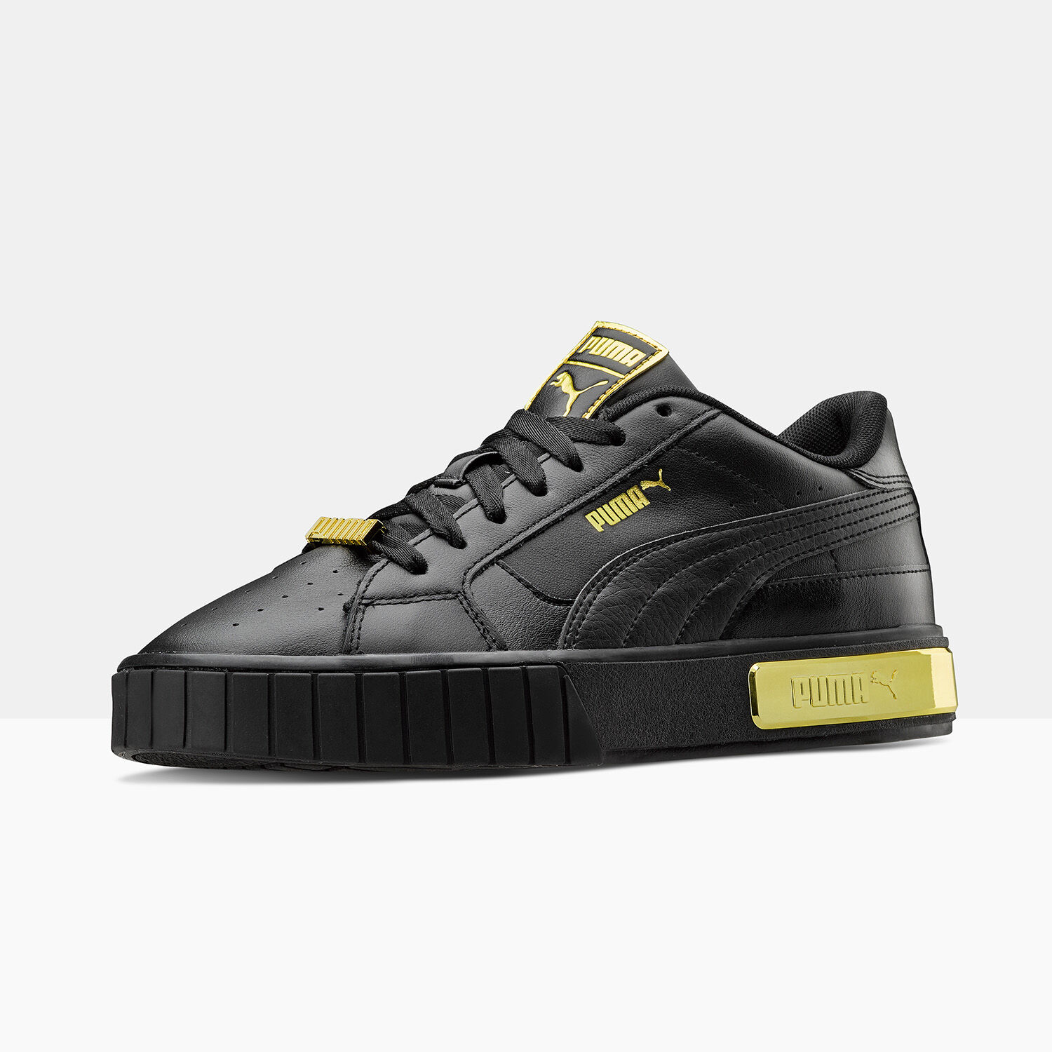 Puma scarpe online nere e oro