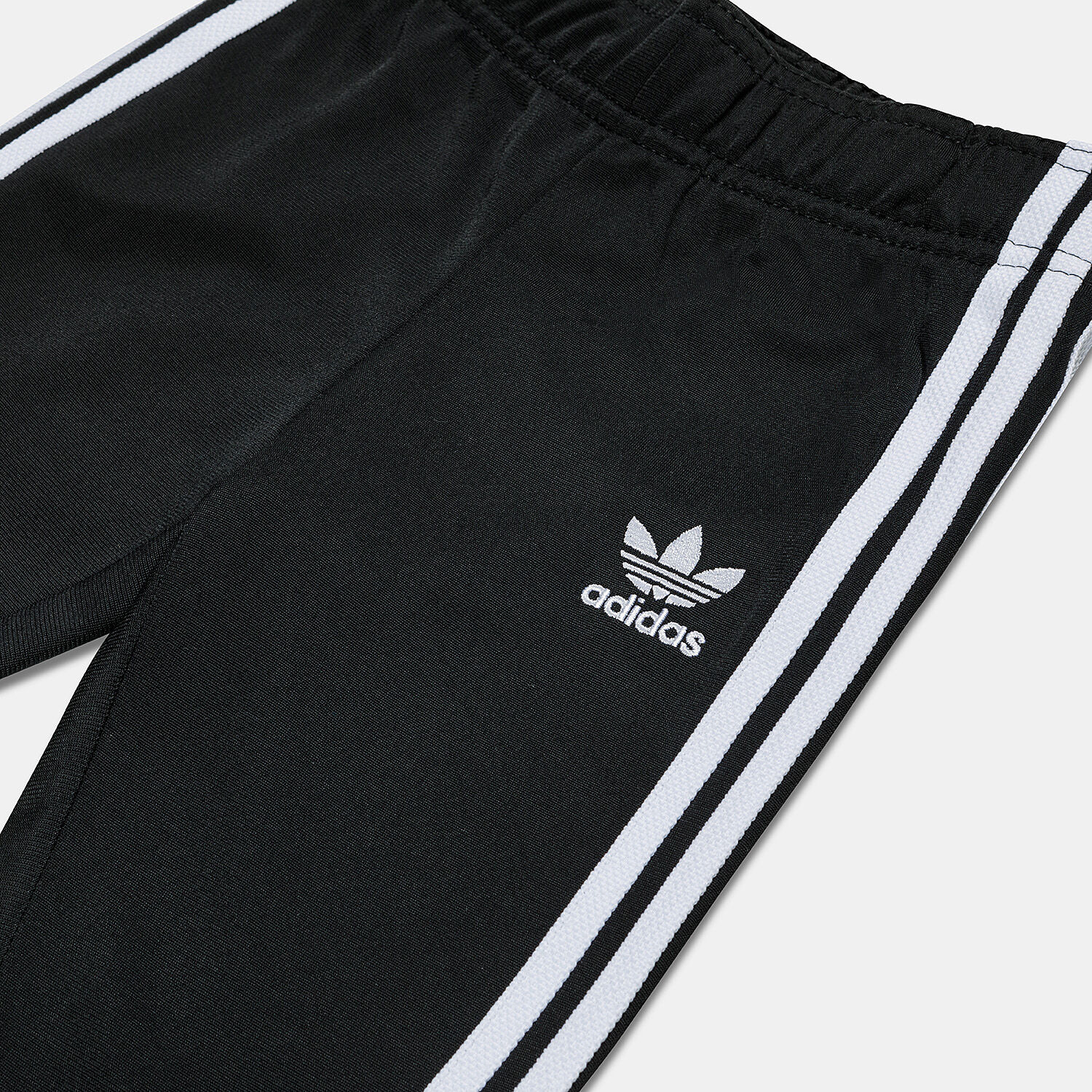 Completo adidas Track suit adicolor SST neonati nero e bianco AW LAB