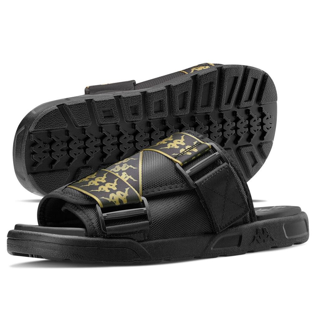 CIABATTE KAPPA MITEL Male Nero oro AW LAB
