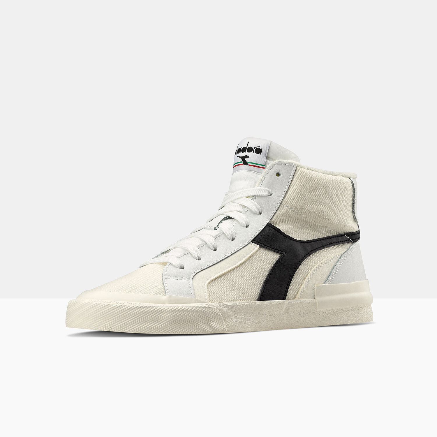 diadora Melody Mid bianche e nere AW LAB