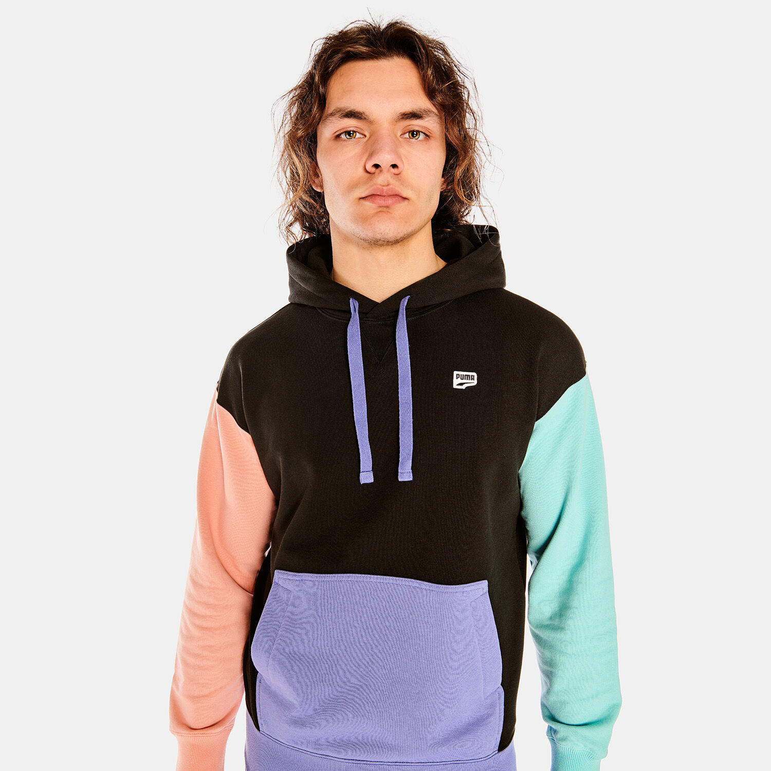 FELPA PUMA DOWNTOWN CREW MULTICOLOR AW LAB