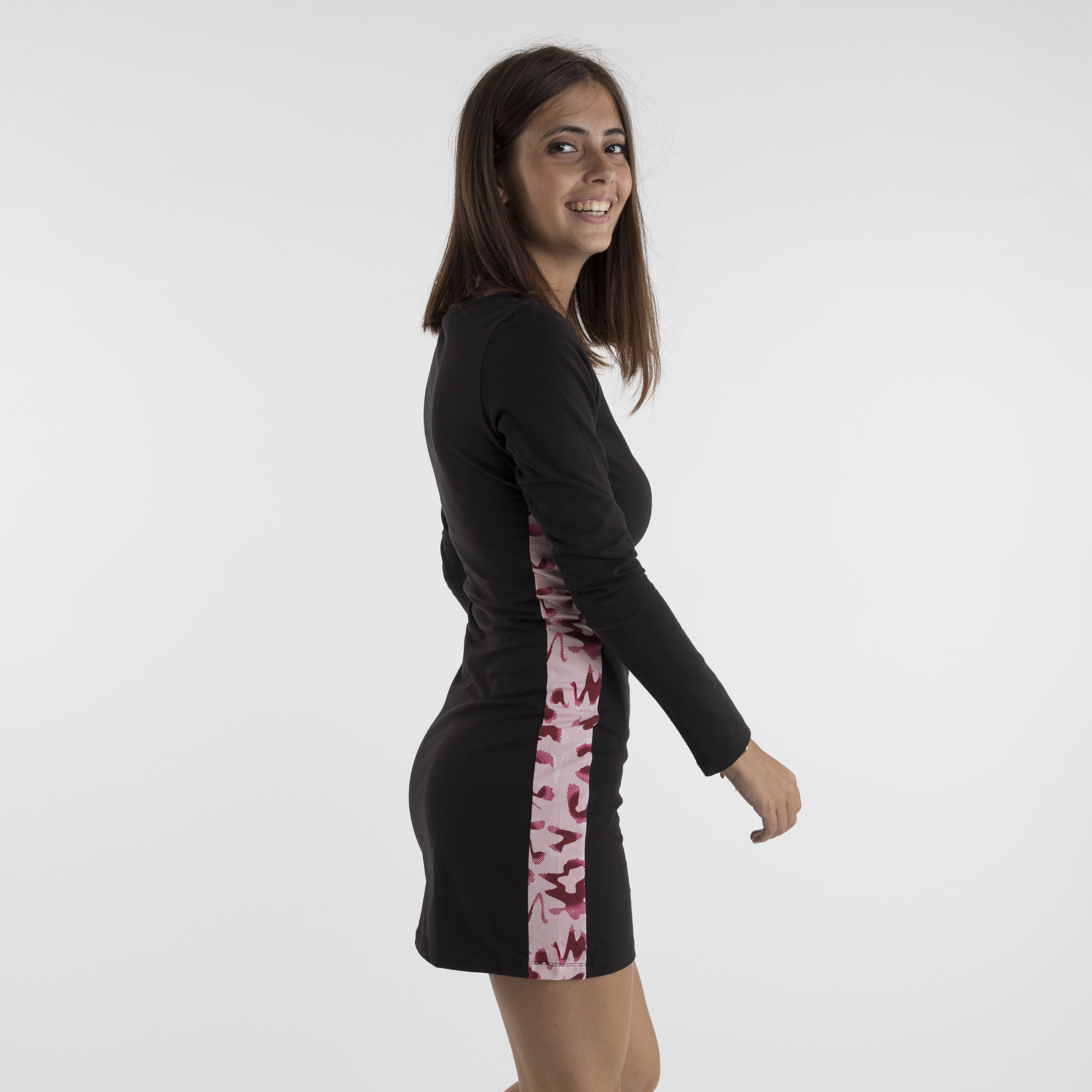Puma Wmn Leo Dress nero e rosa AW LAB