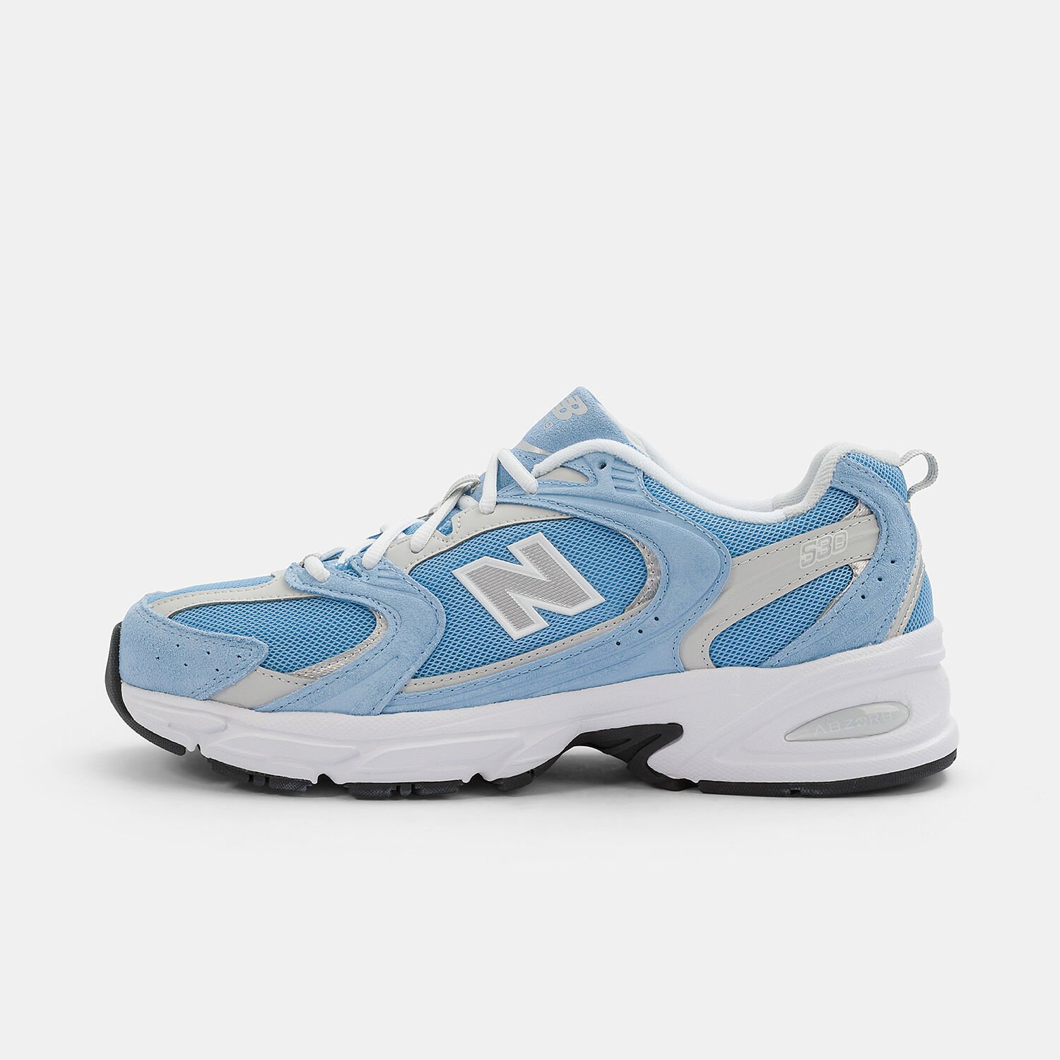New balance 530 pelle blu sales