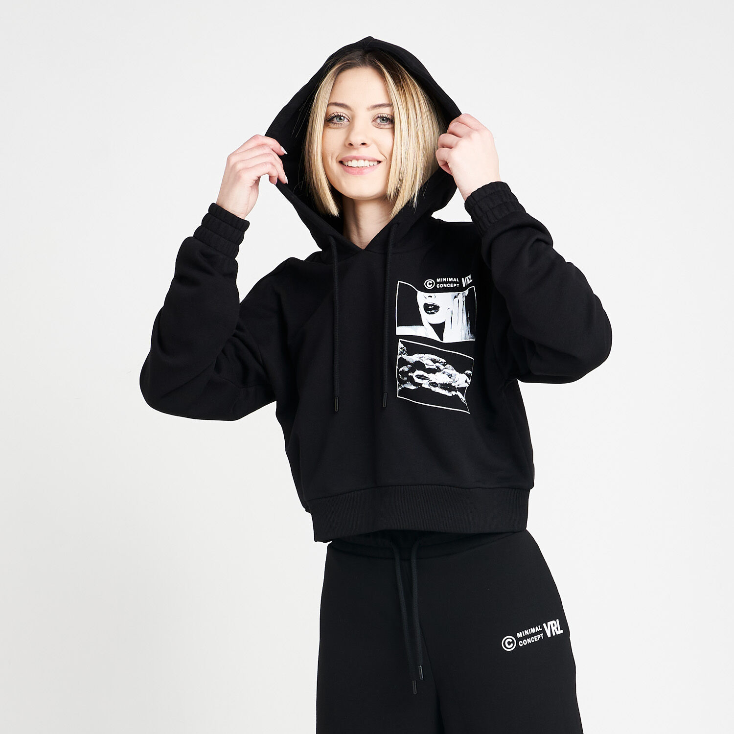 Felpa minimal cheap bianca
