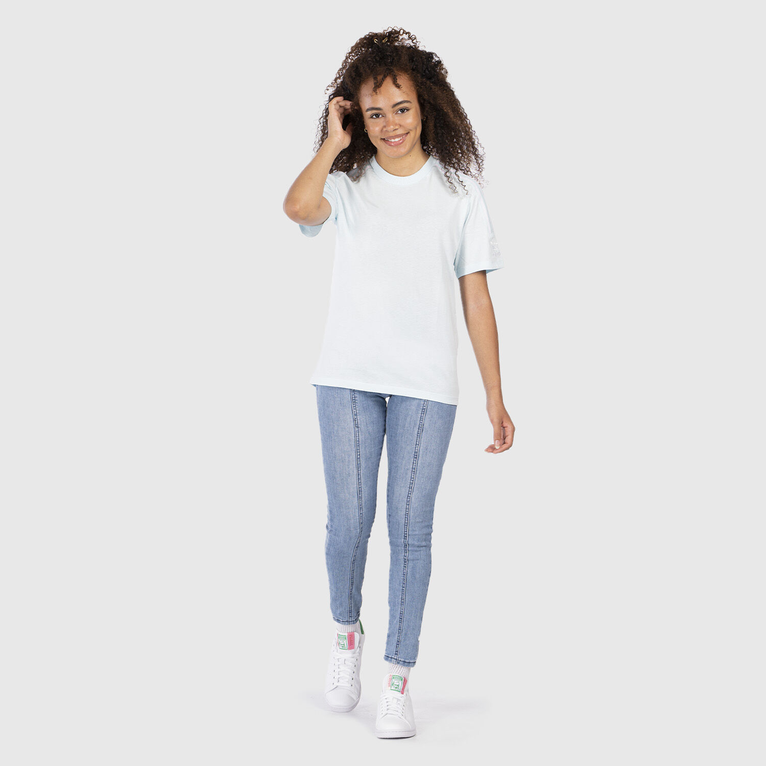 Maglietta adidas azzurra cheap