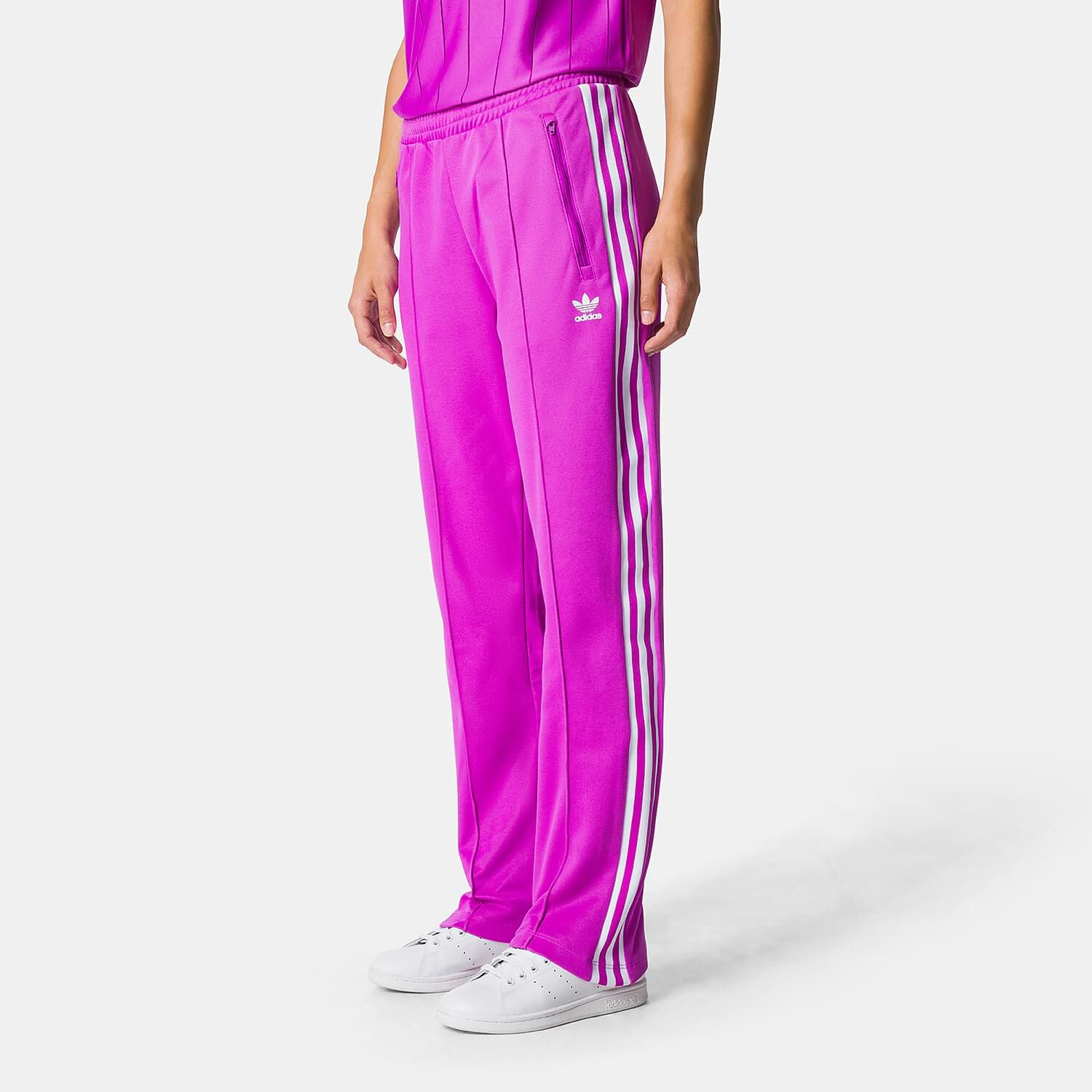 Pantaloni adidas Track Beckenbauer rosa e bianchi AW LAB