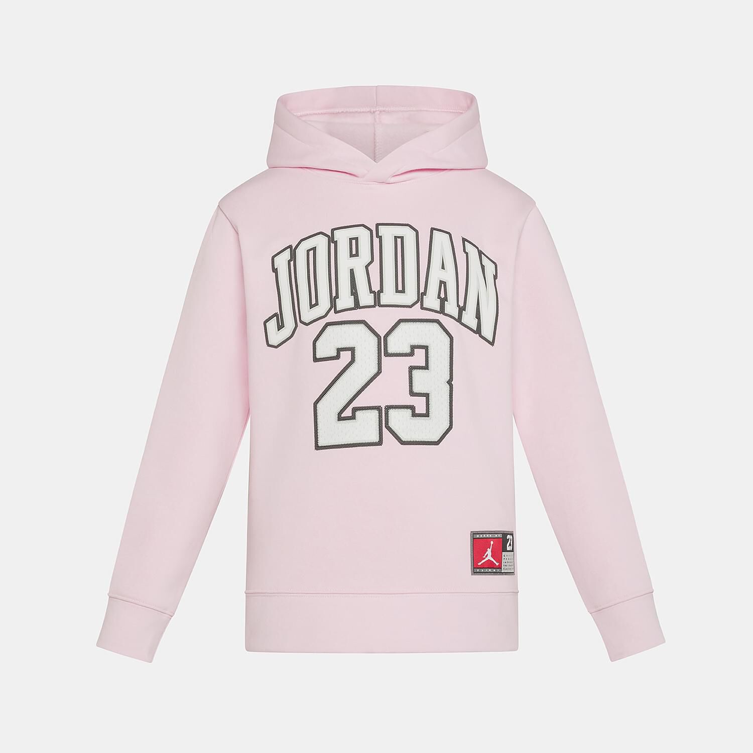 Felpa Jordan HBR ragazzi rosa nera e bianca AW LAB