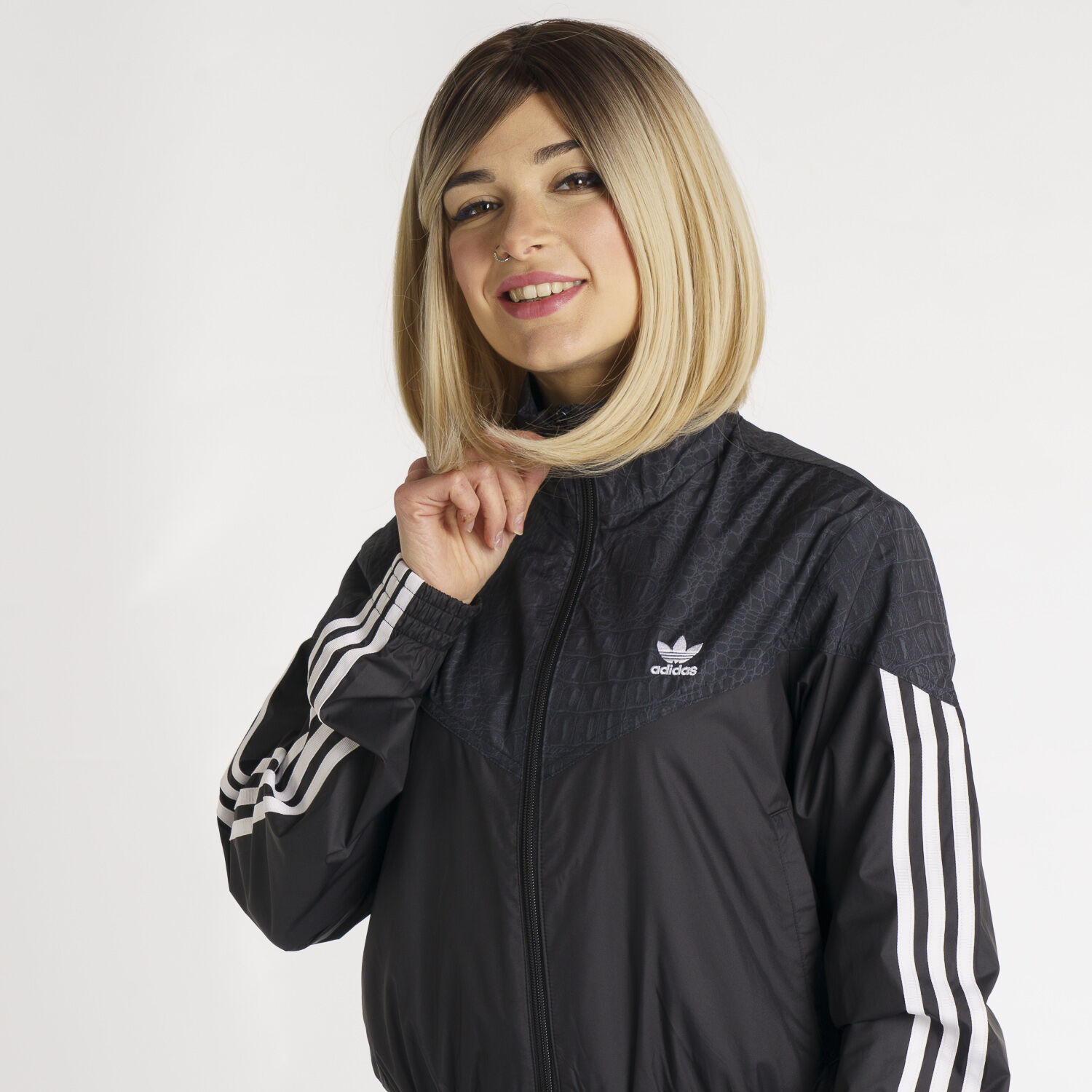 Adidas giacca bianca shop