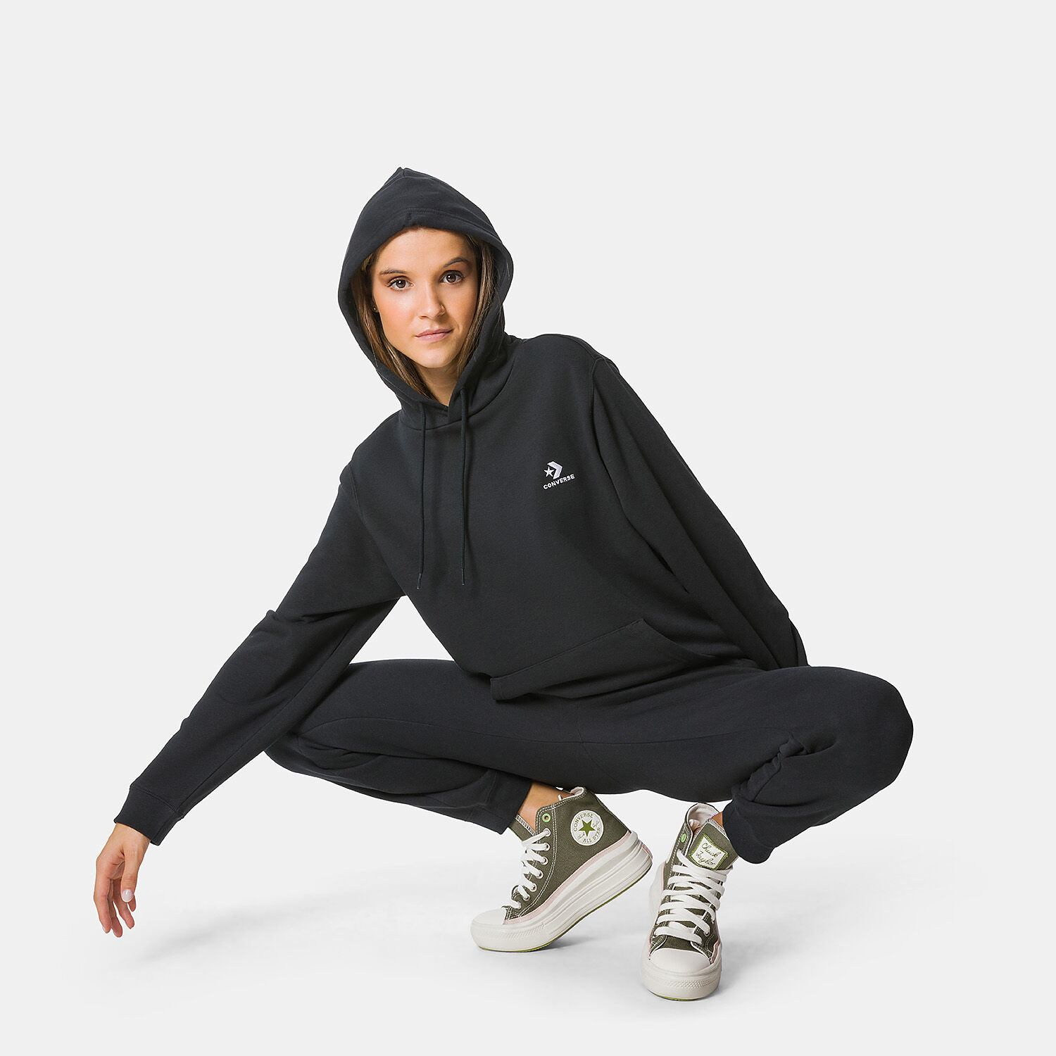 Felpa converse originals nera store