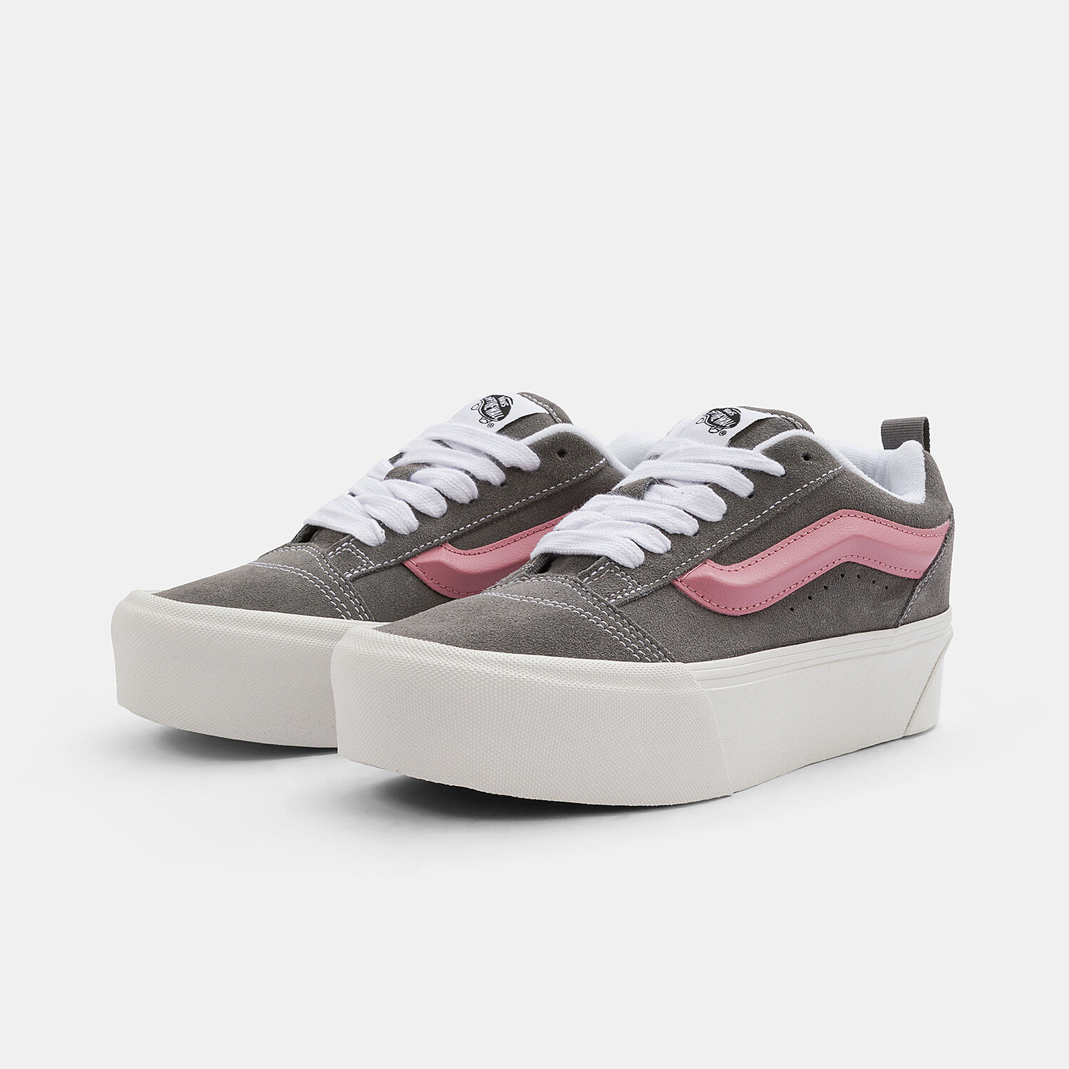 Vans Knu Skool Stack grigia rosa e bianca AW LAB