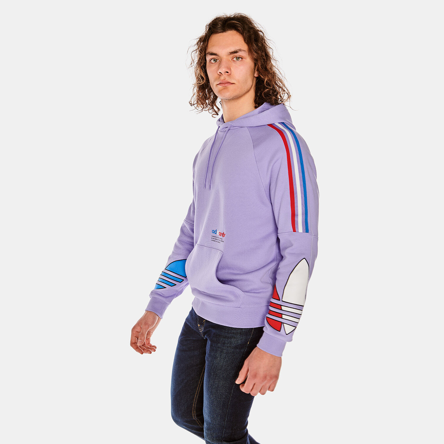Felpa top levi's tricolore