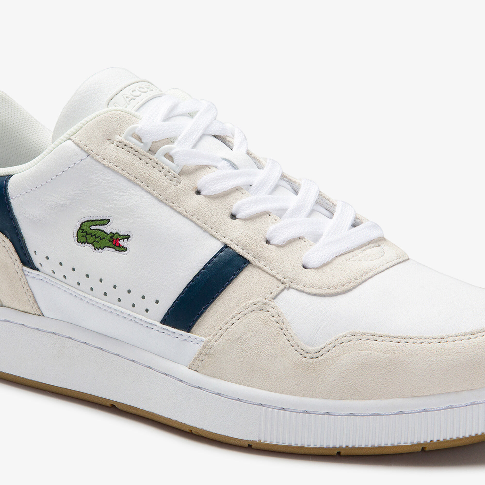 LACOSTE T CLIP bianche rosse e blu AW LAB