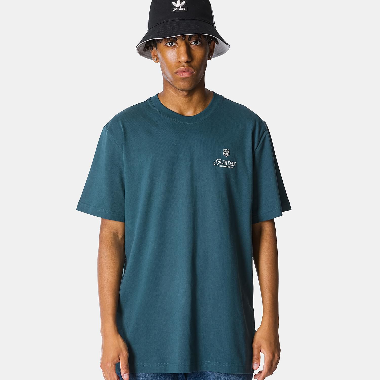 Maglietta adidas blu top
