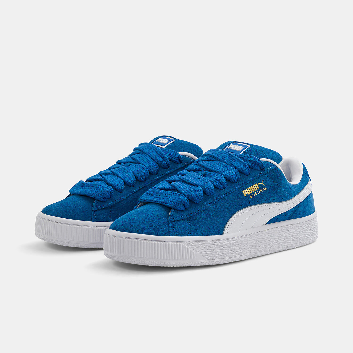 Puma suede bambino blu store