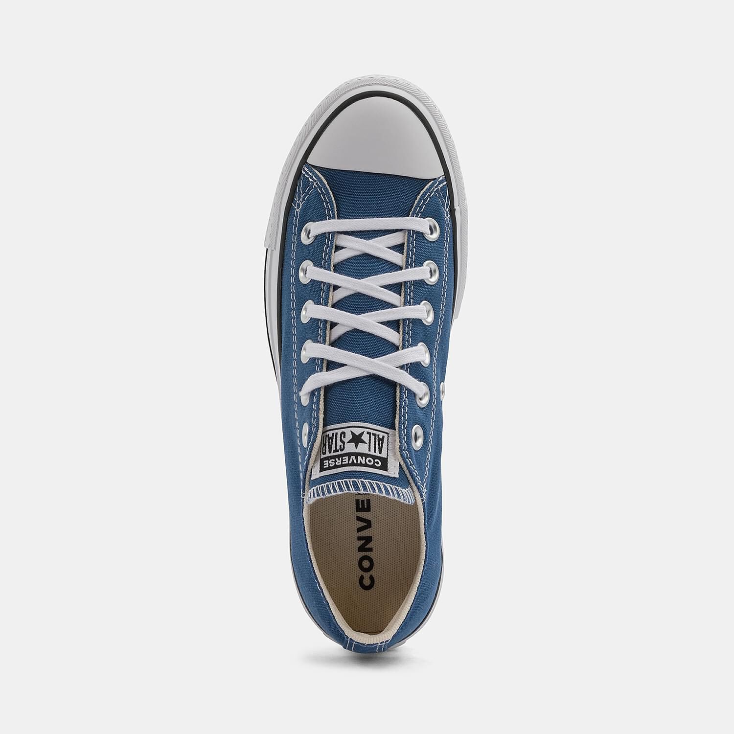 Converse Chuck Taylor All Star Lift Platform blu bianche e nere AW LAB