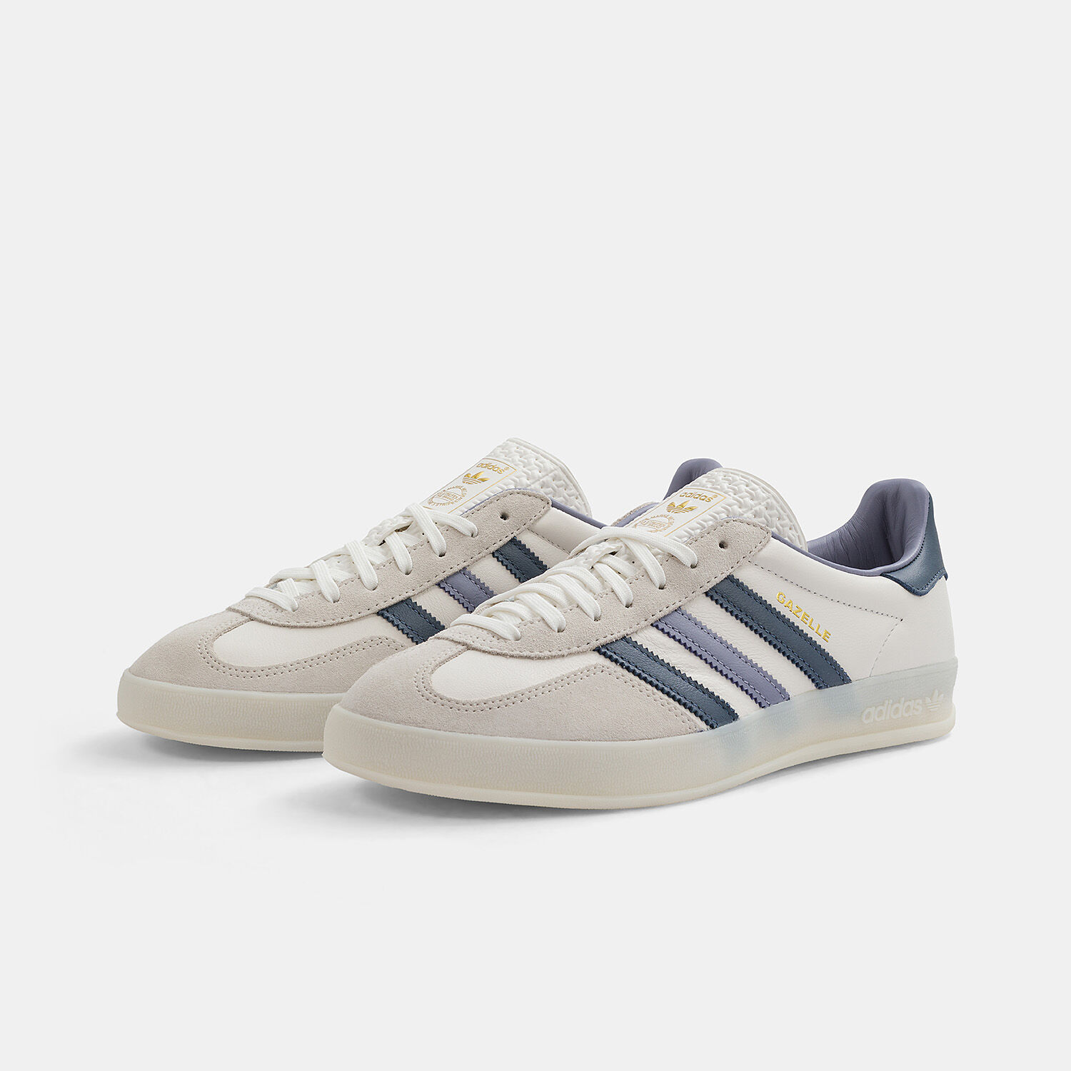 Adidas gazelle bianche pelle outlet