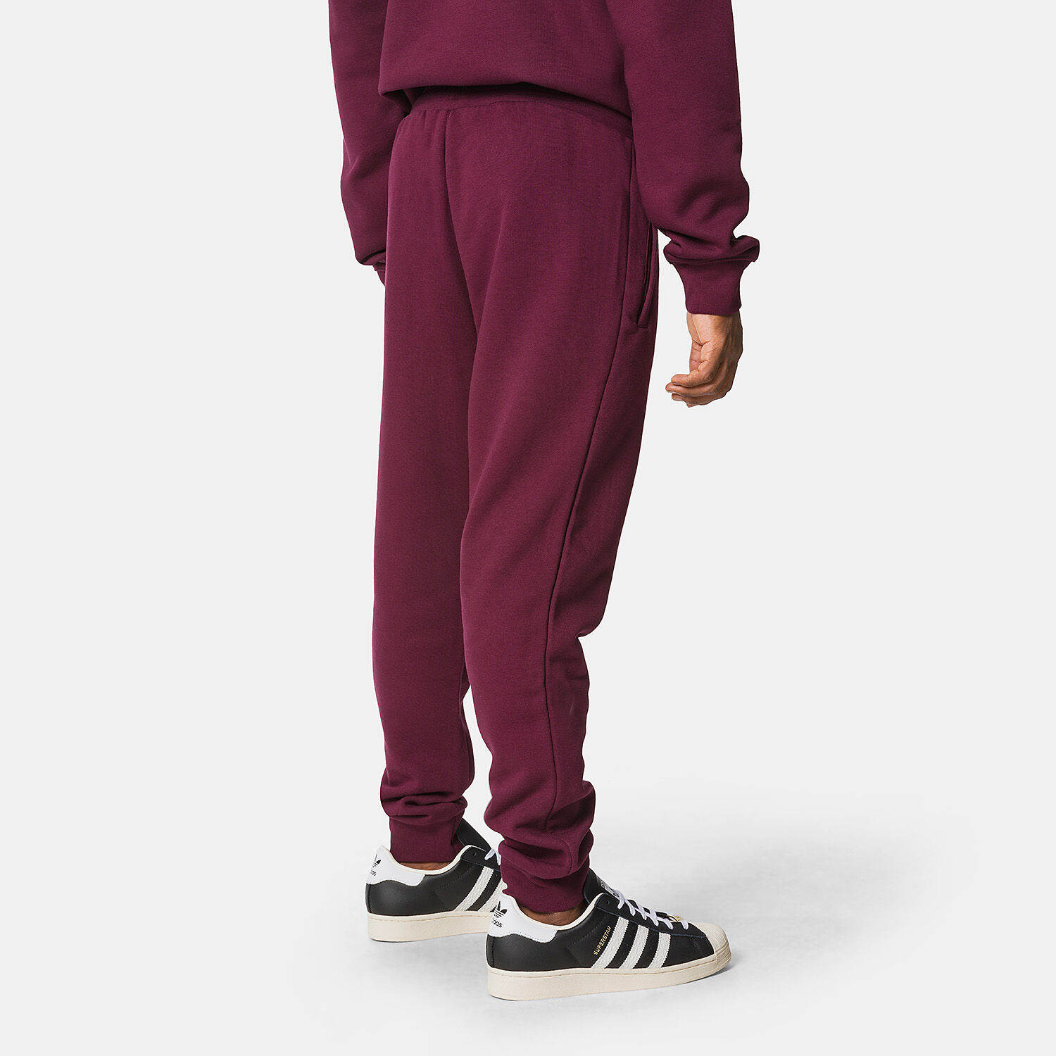 Pantaloni adidas bordeaux uomo sales