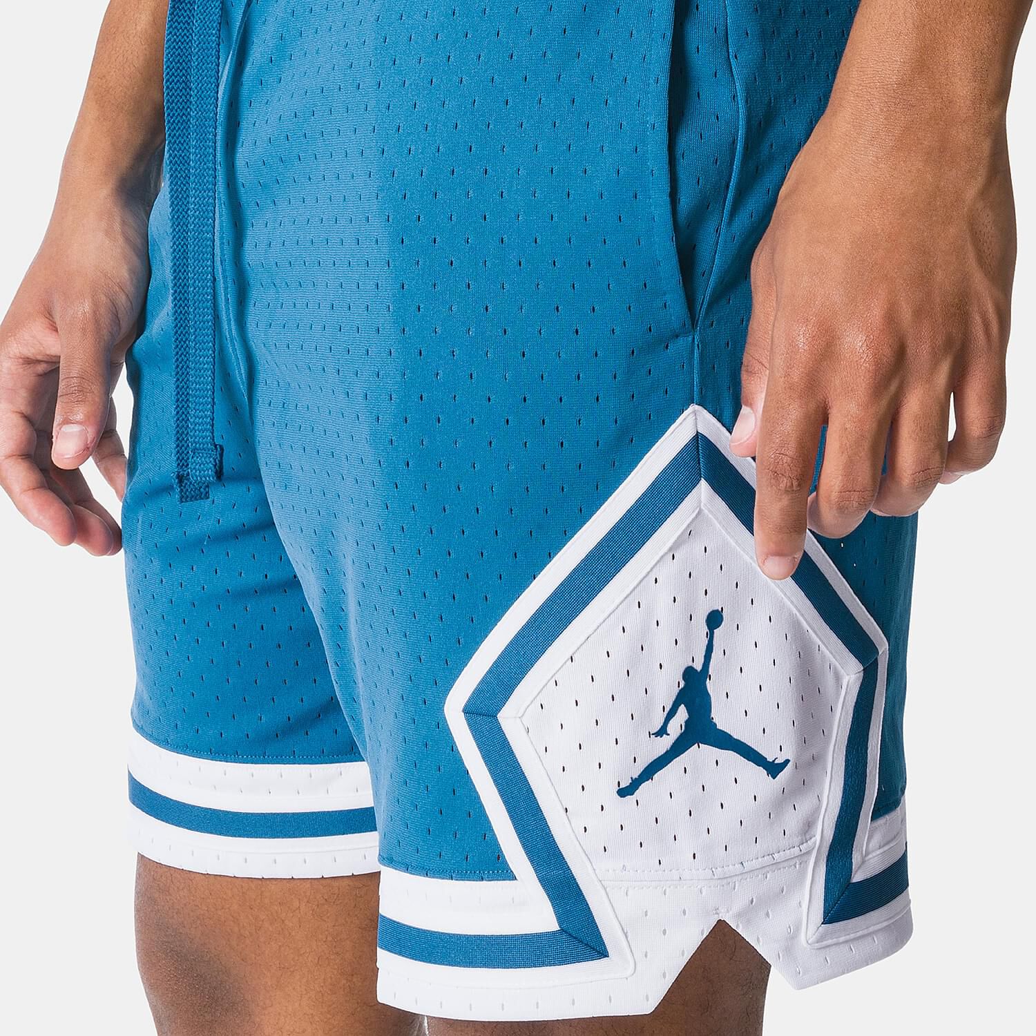 Short Jordan Diamond Dri FIT blu e bianco AW LAB