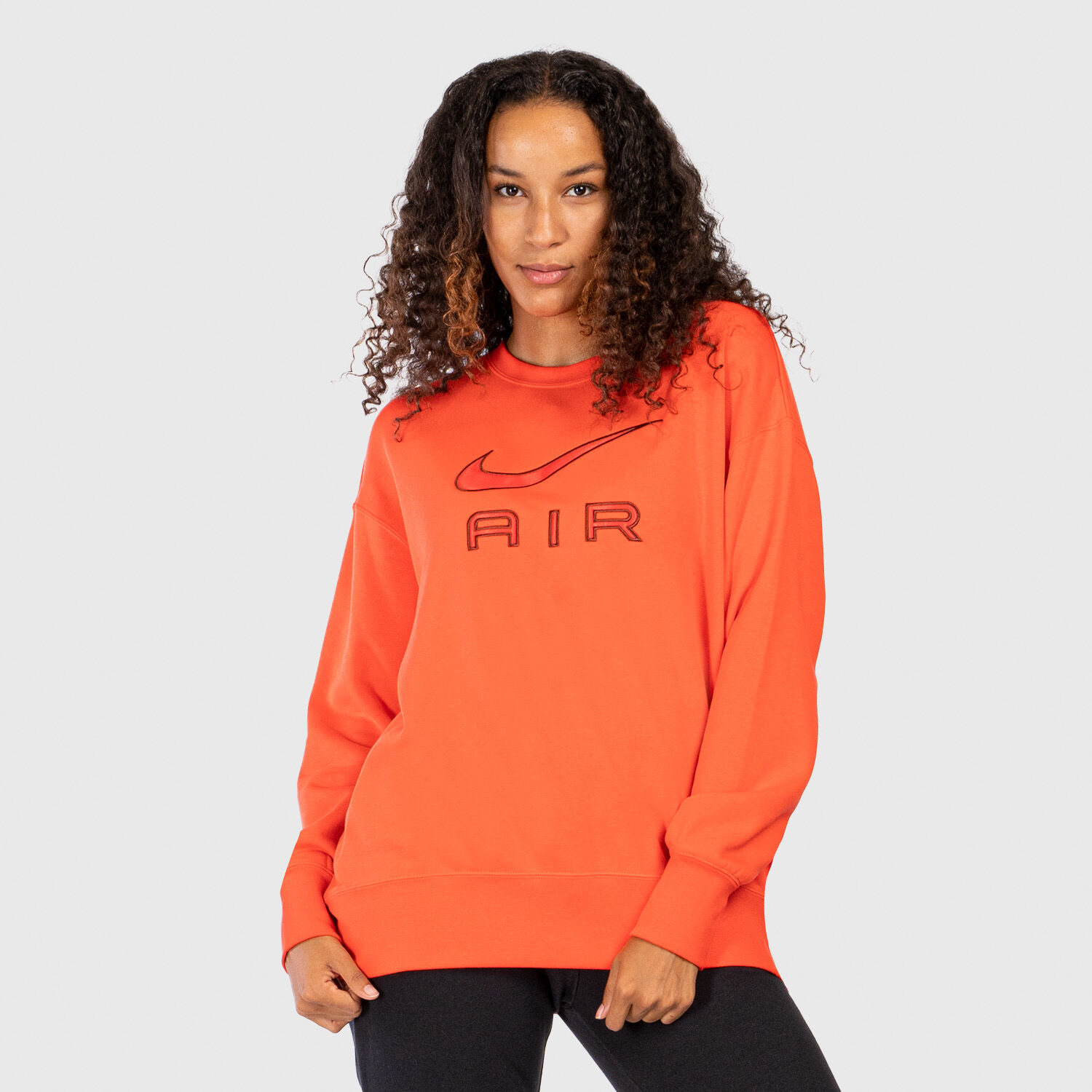 Felpa nike air rossa shop