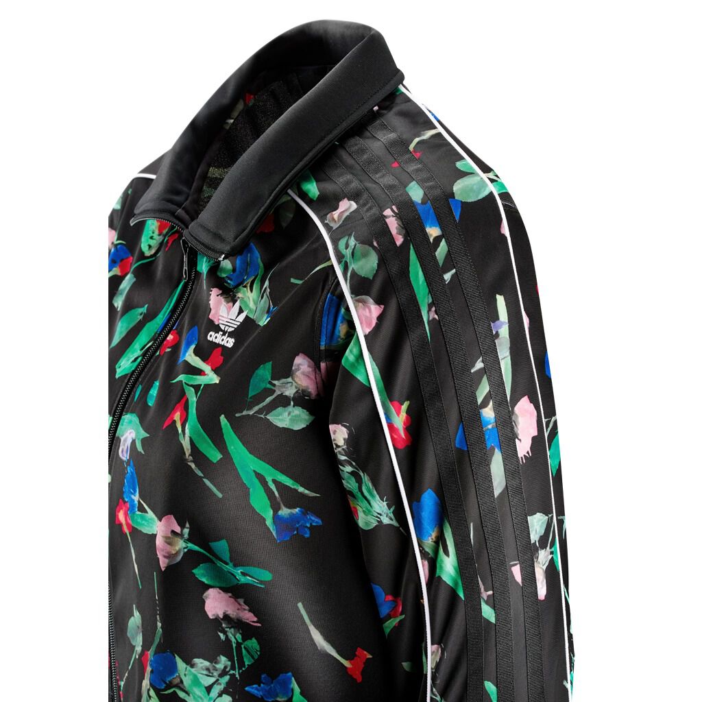 Giacca discount adidas fiori