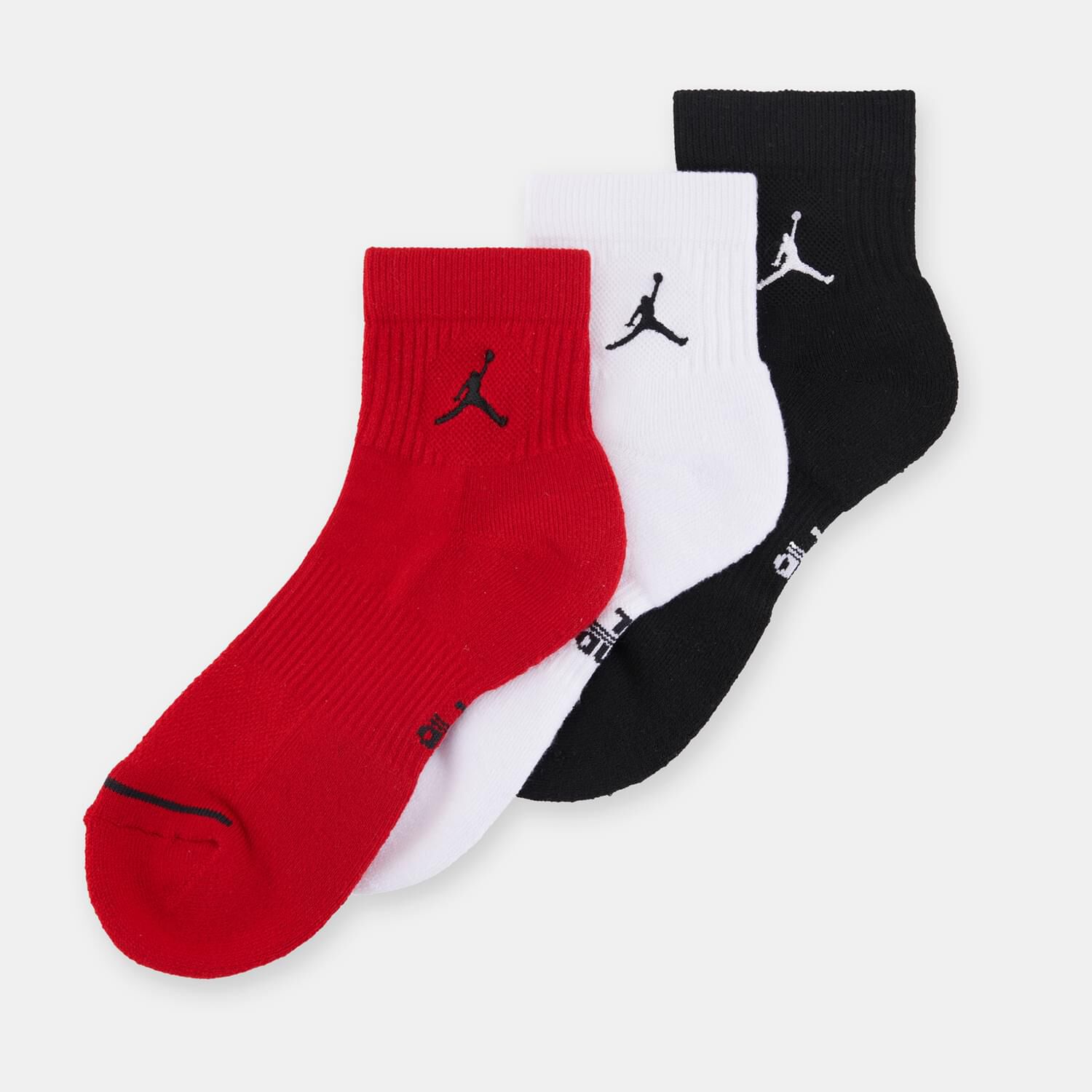 Calzini Jordan Everyday Ankle Socks 3 paia neri rossi e bianchi AW LAB