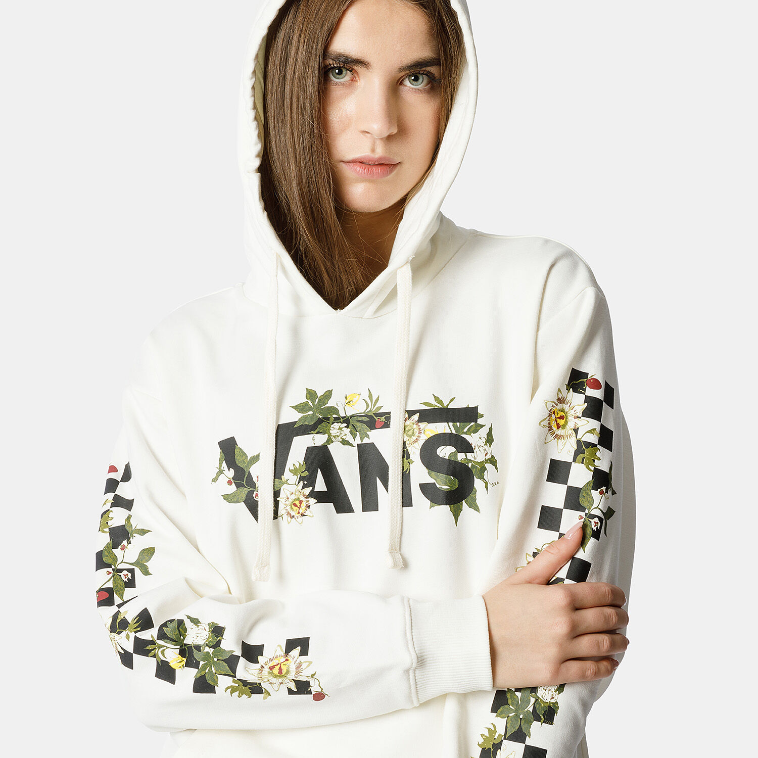 Felpa vans floreale on sale