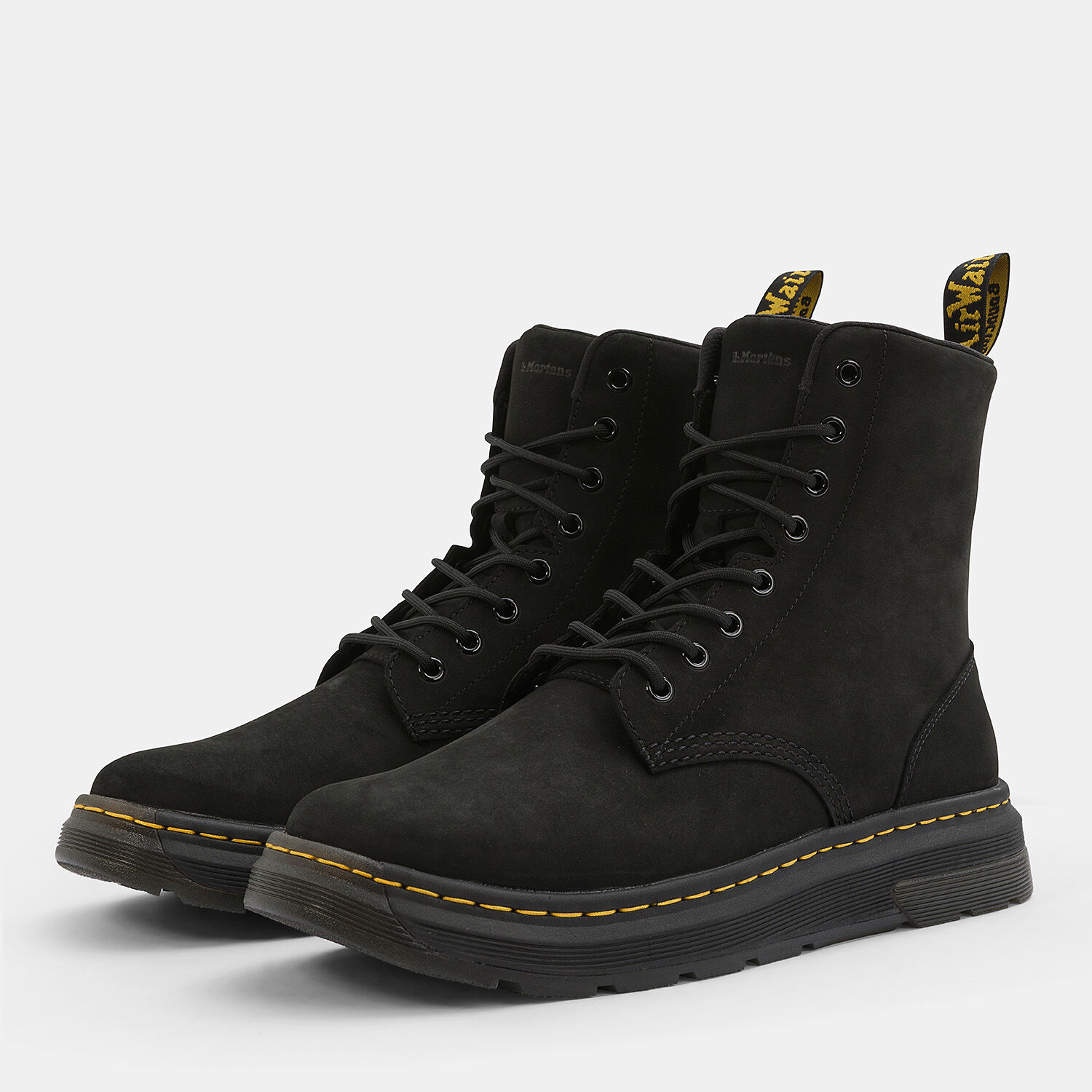 Dr. Martens Crewson neri e gialli AW LAB