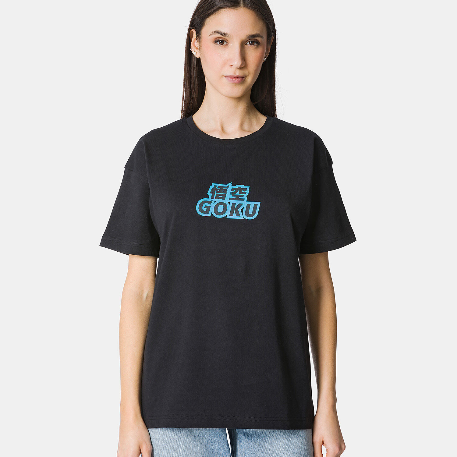 T shirt Speedy Tee Dragon Ball nera blu e arancione AW LAB