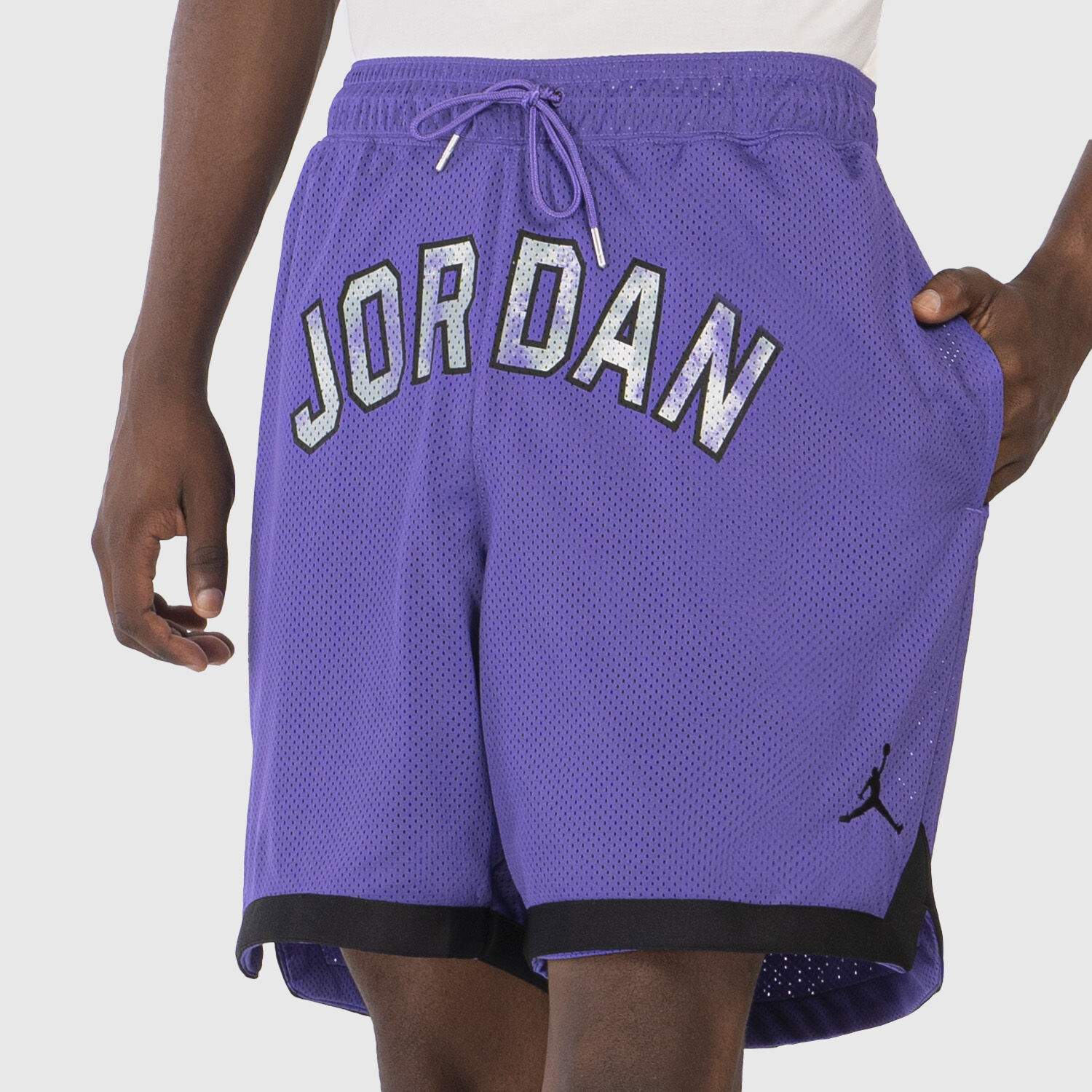 Jordan purple shorts top
