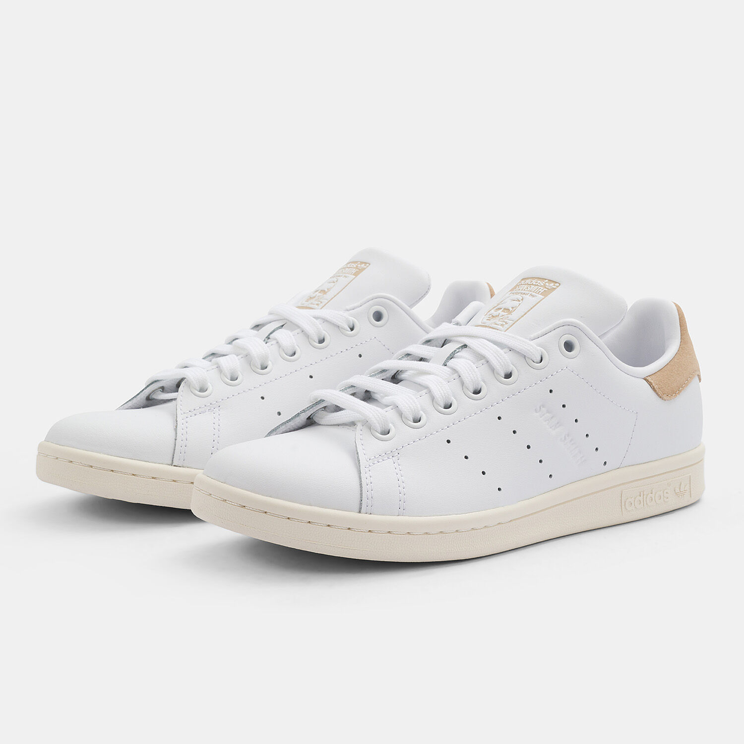 Stan smith bianco tortora new arrivals