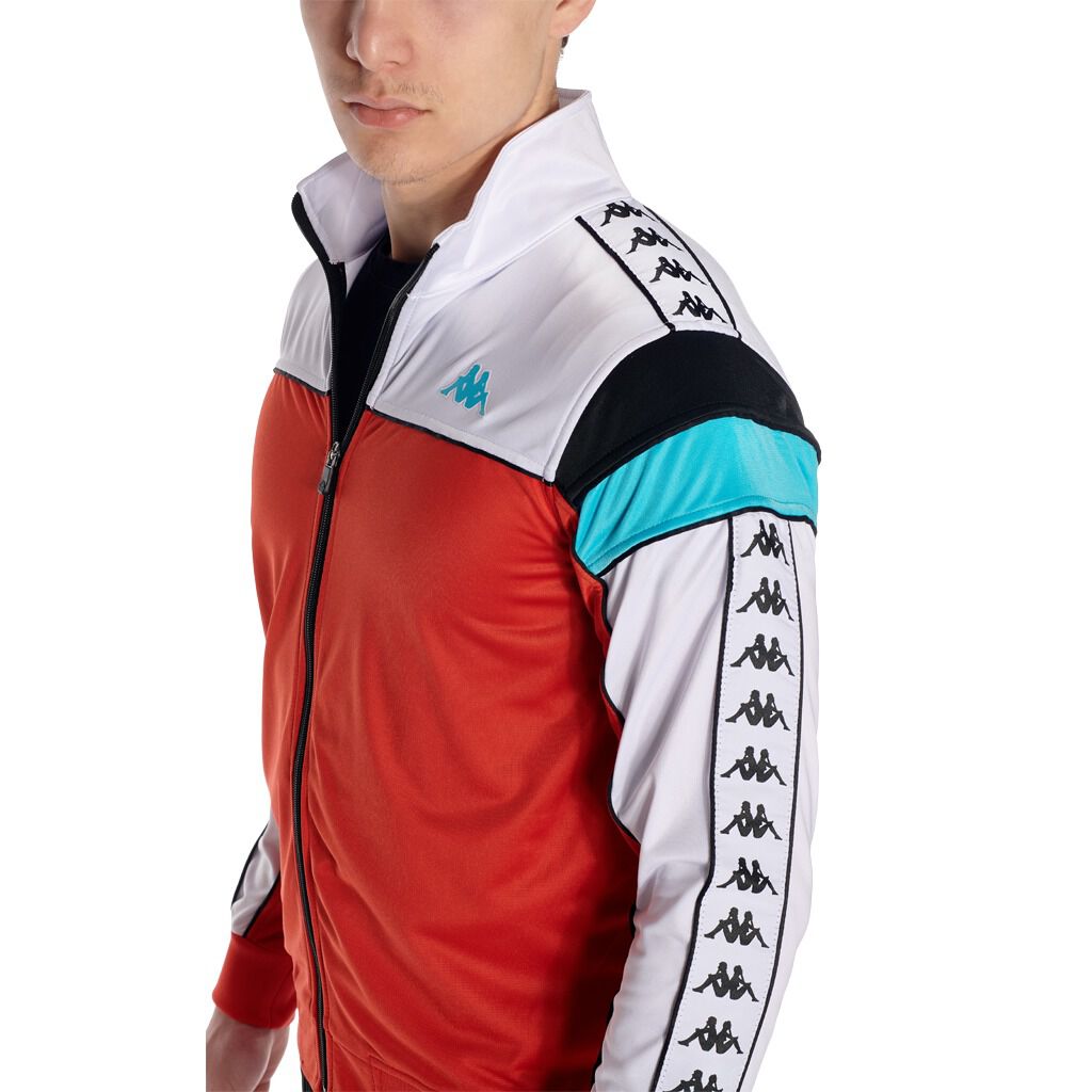 Felpa kappa top 222 rossa