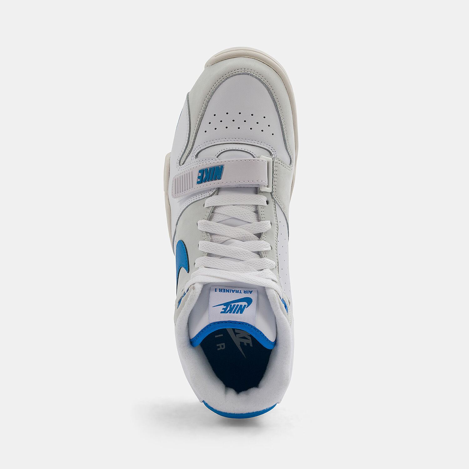 Nike Air Trainer 1 bianche grigie e blu AW LAB