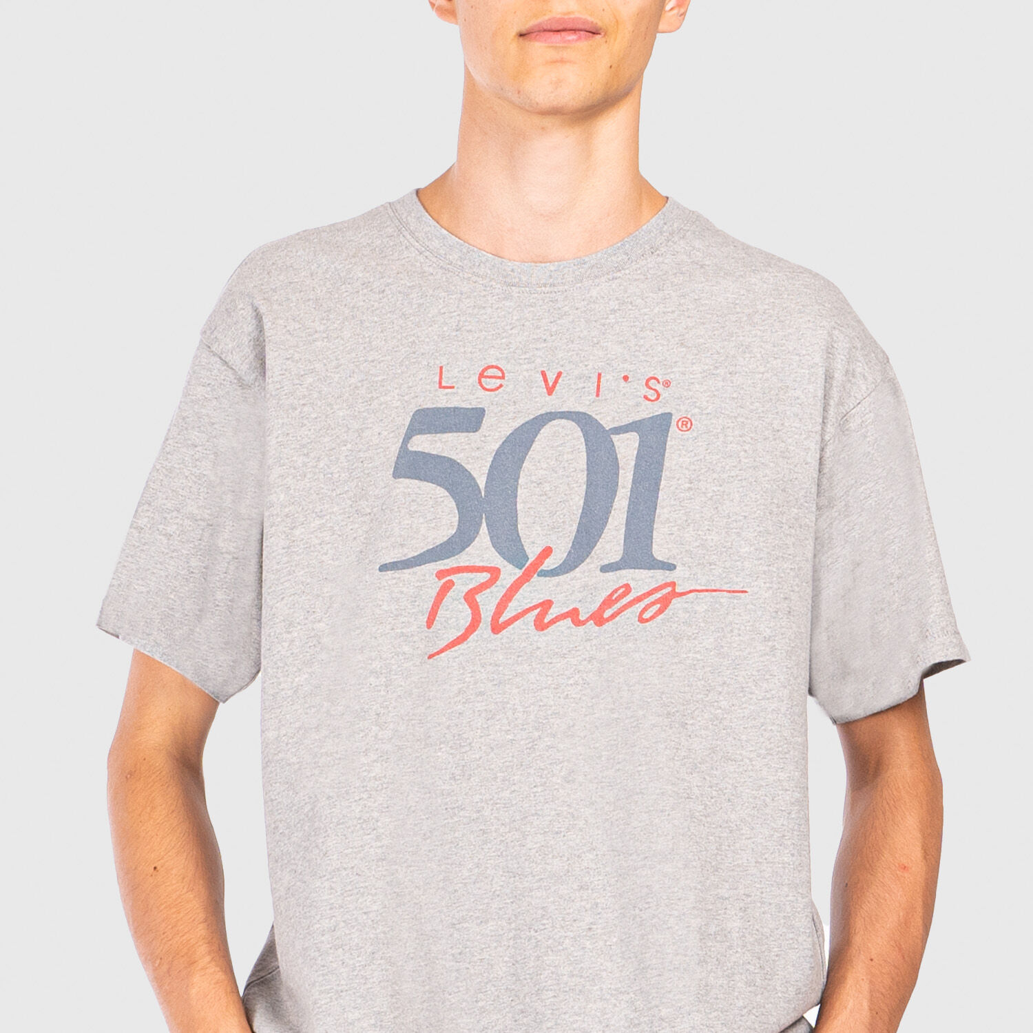T shirt Levi s Perfect Tee grigia rossa e blu AW LAB