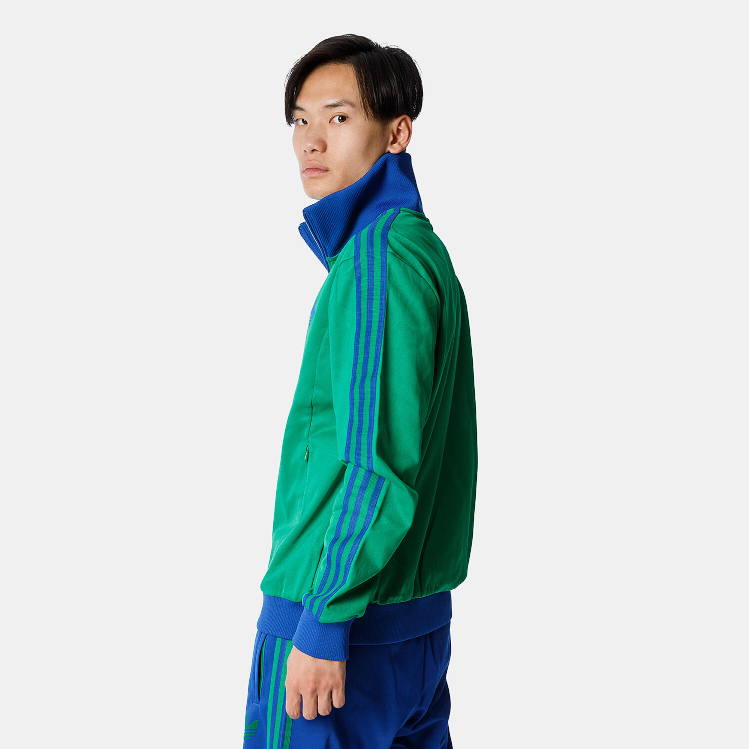 Felpa zip adidas on sale verde